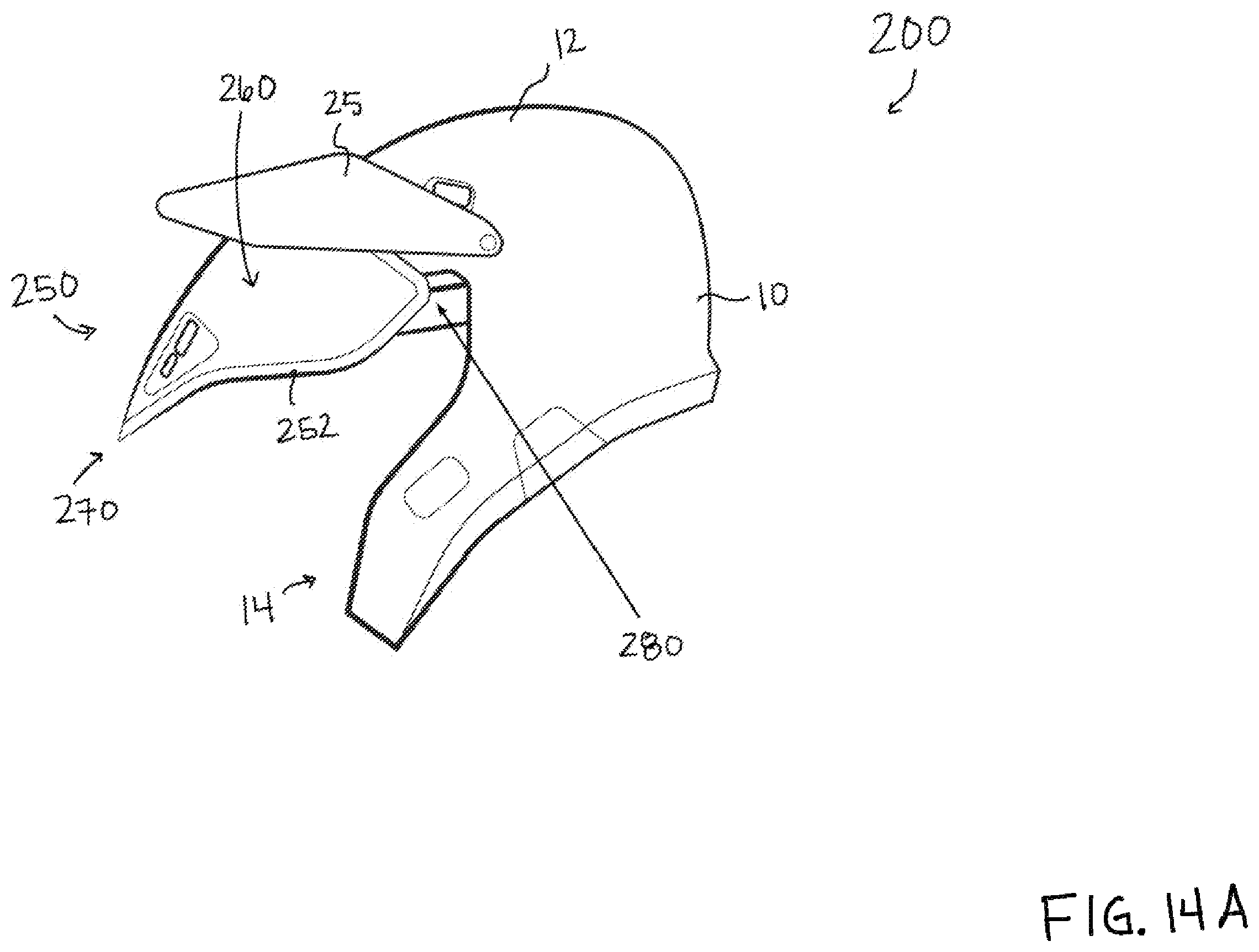 Patent US12426646 Figure 15 – Garment for connecting to a helmet