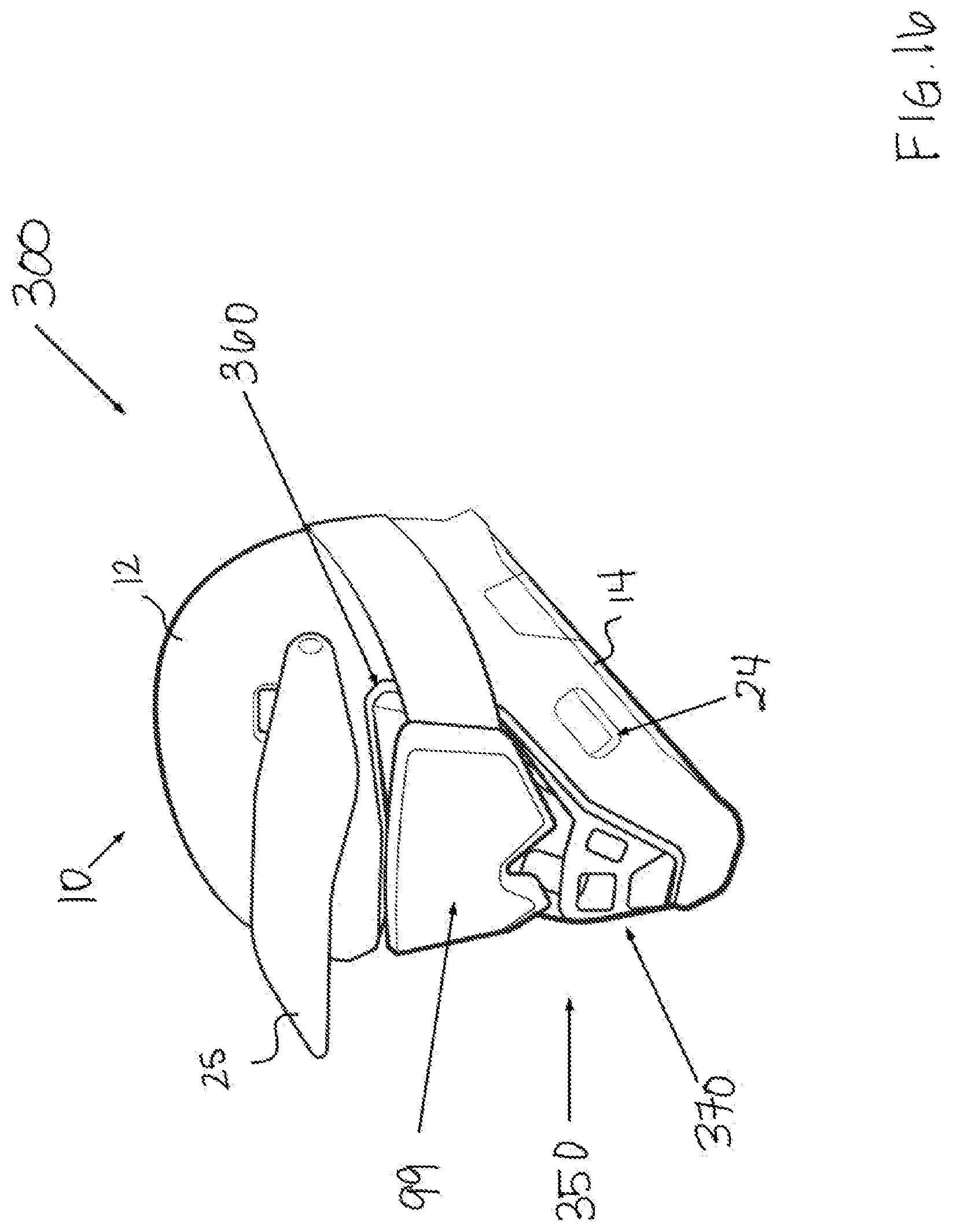 Patent US12426646 Figure 18 – Garment for connecting to a helmet