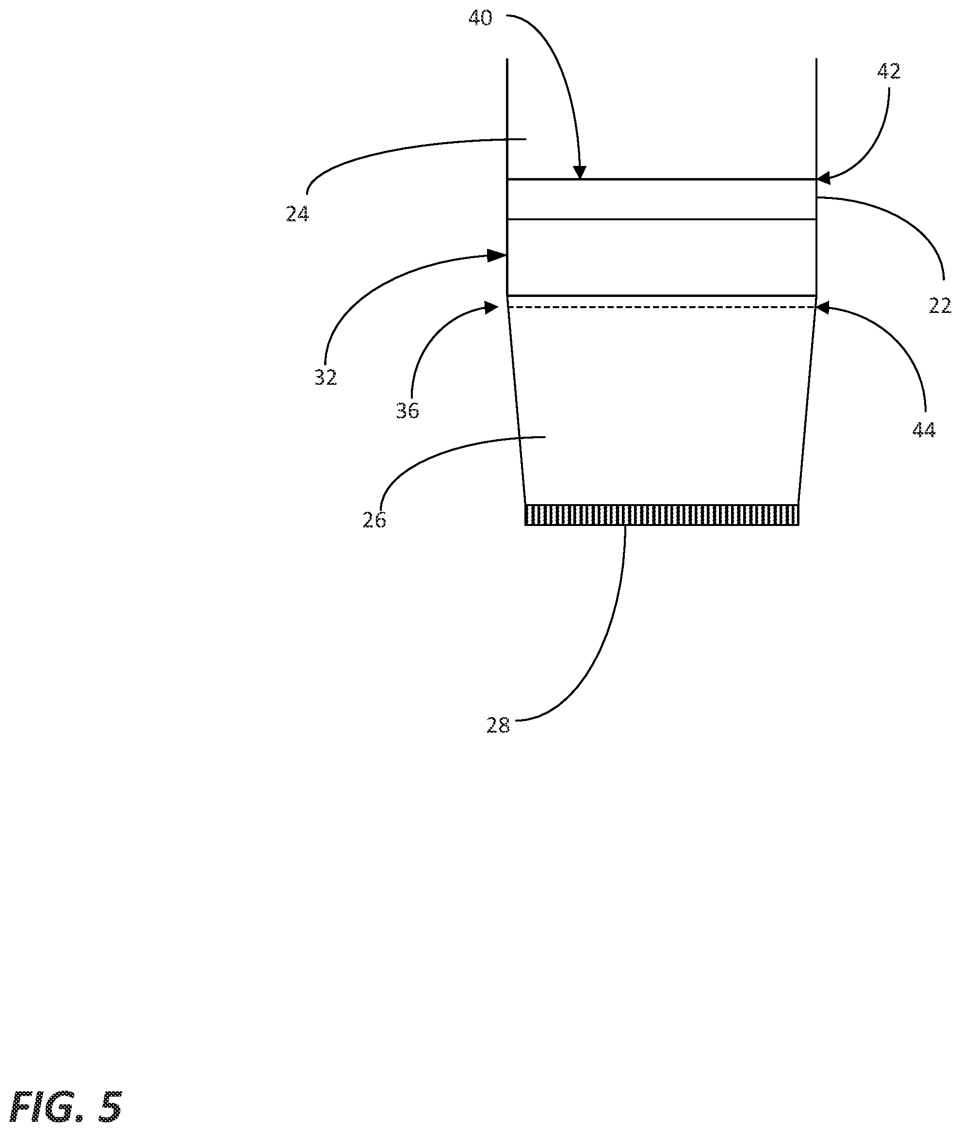 Patent US12426647 Figure 5 – Garment having replaceable portions