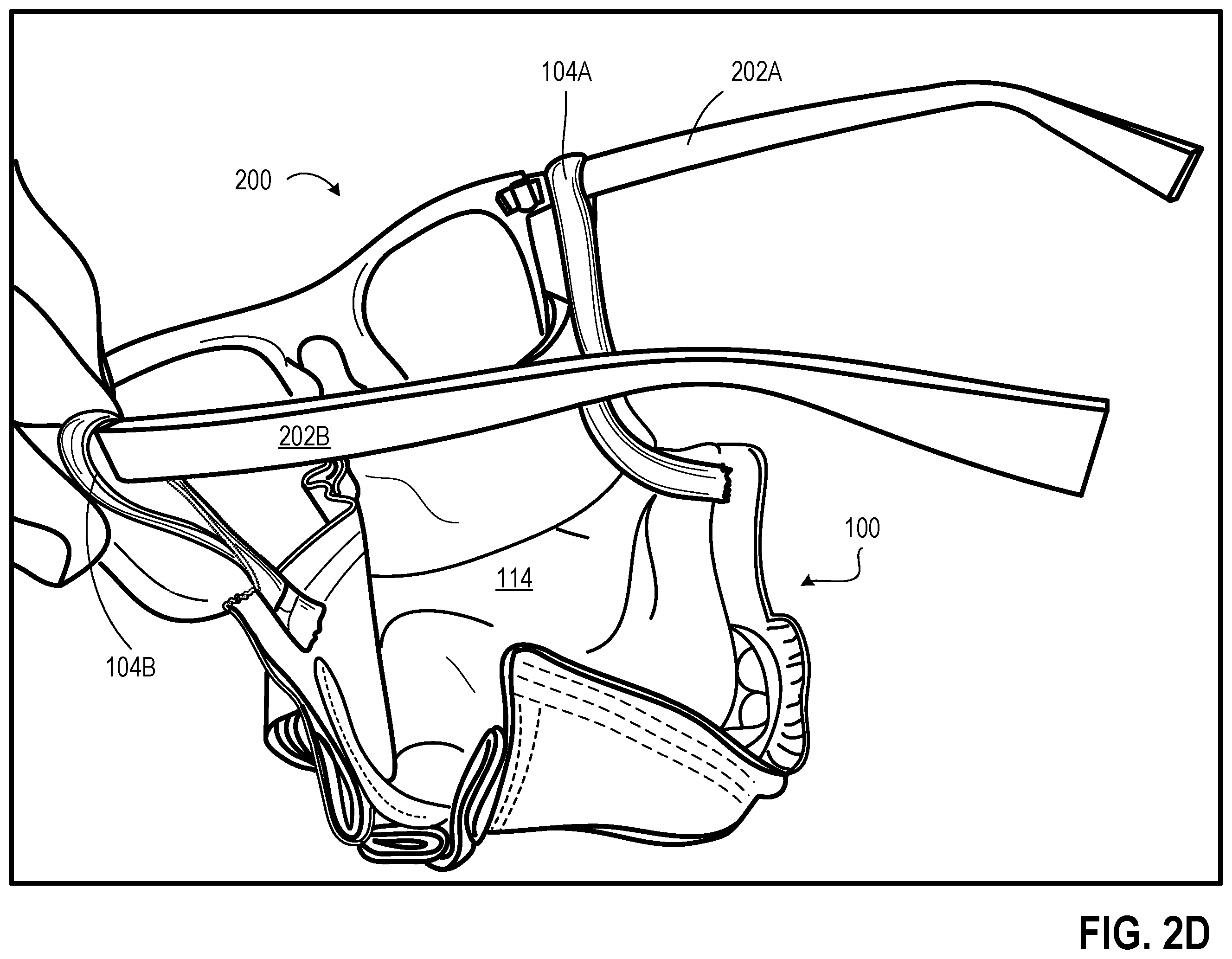Patent US12426651 Figure 7 – Eyewear facemask