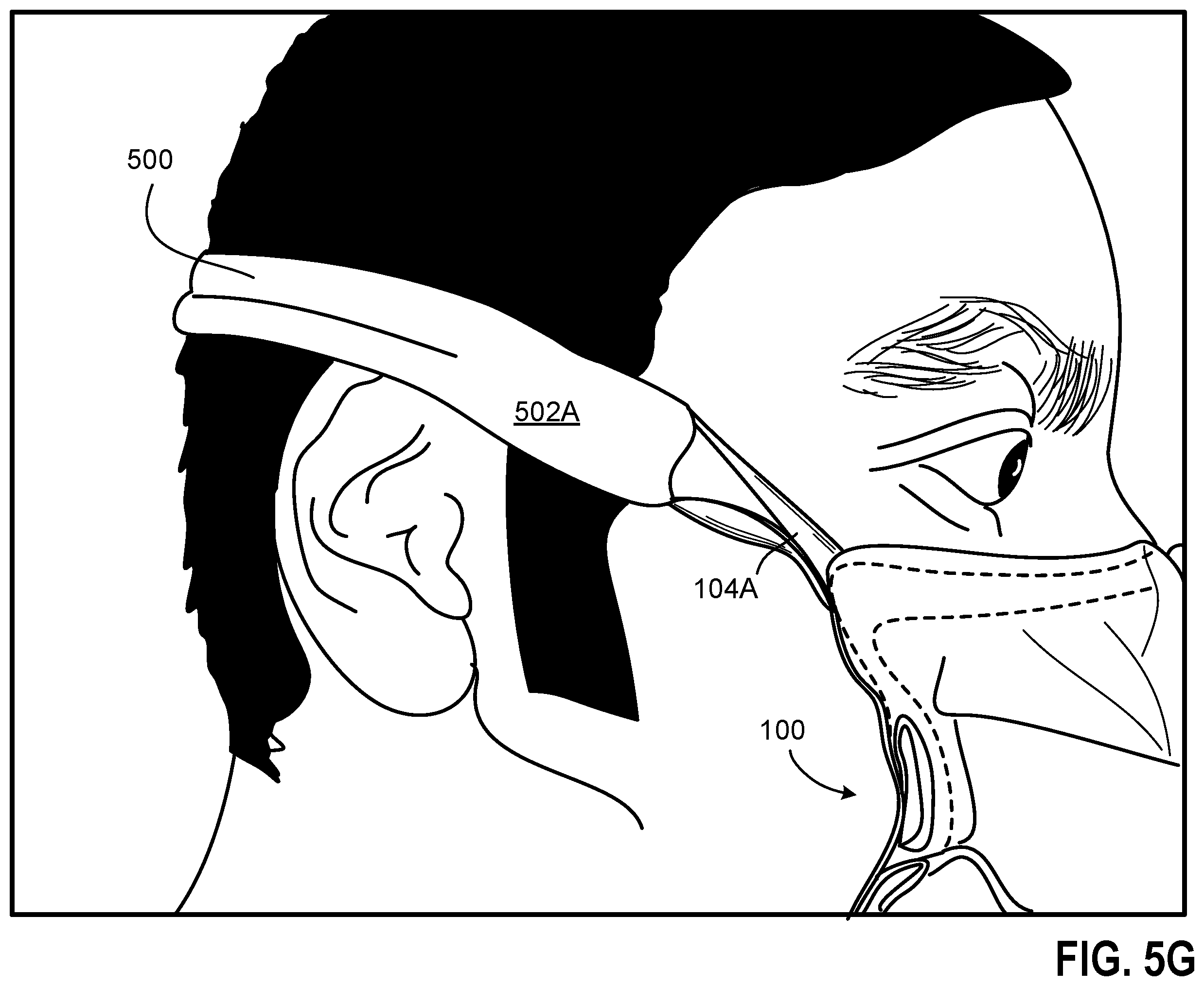 Patent US12426651 Figure 20 – Eyewear facemask