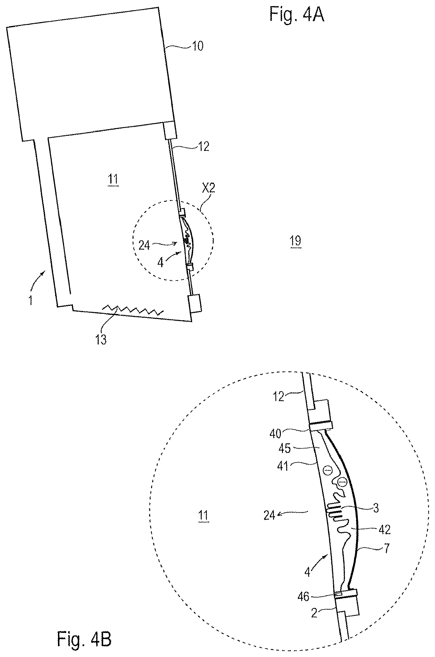 Patent US12426652 Figure 4 – Glove device for protected intervention in a containment