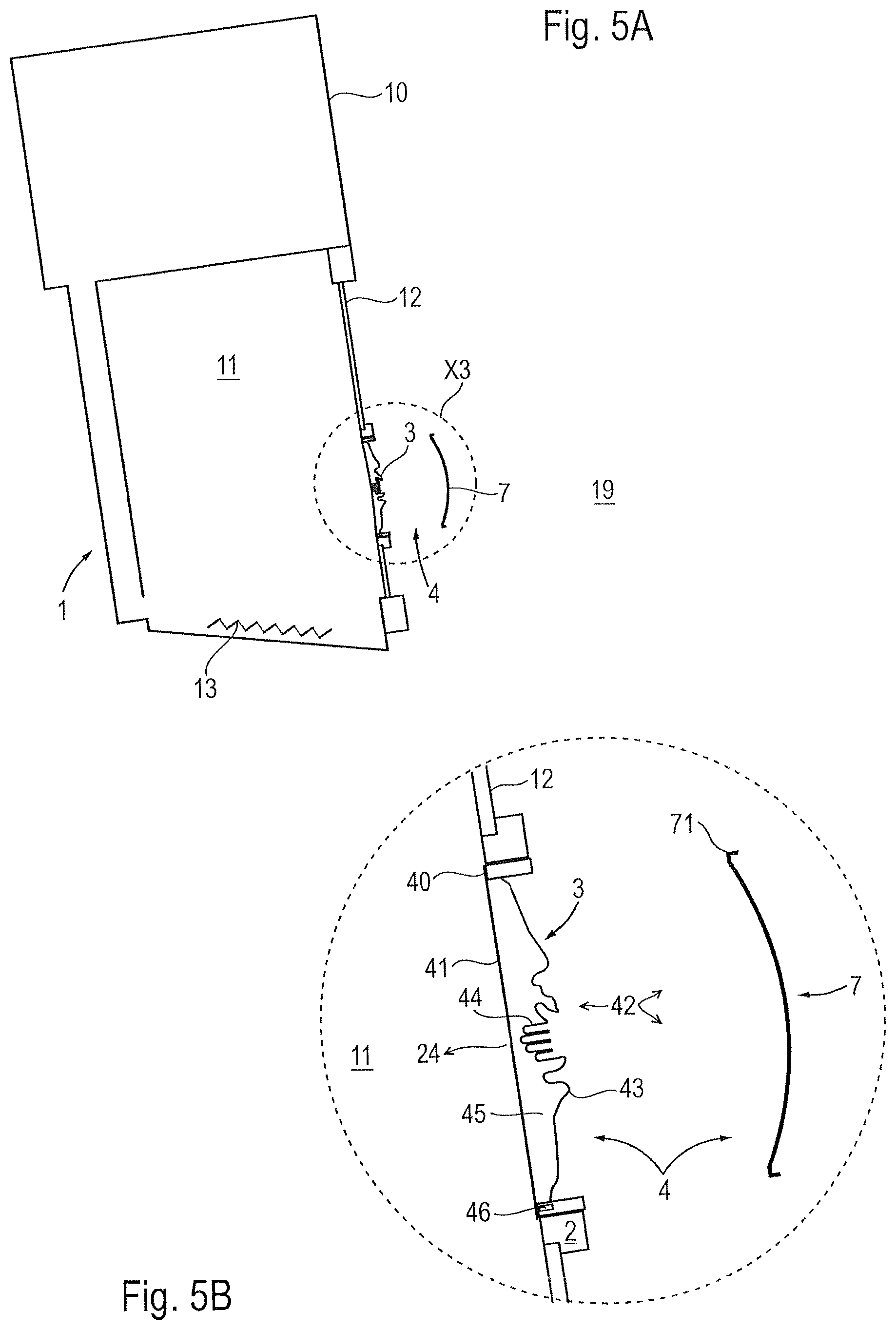 Patent US12426652 Figure 5 – Glove device for protected intervention in a containment
