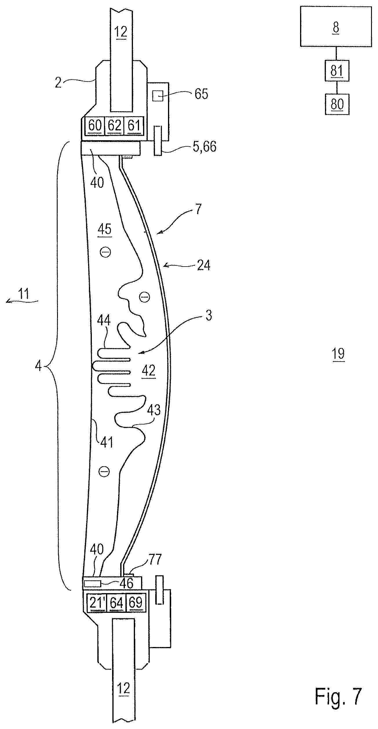 Patent US12426652 Figure 7 – Glove device for protected intervention in a containment
