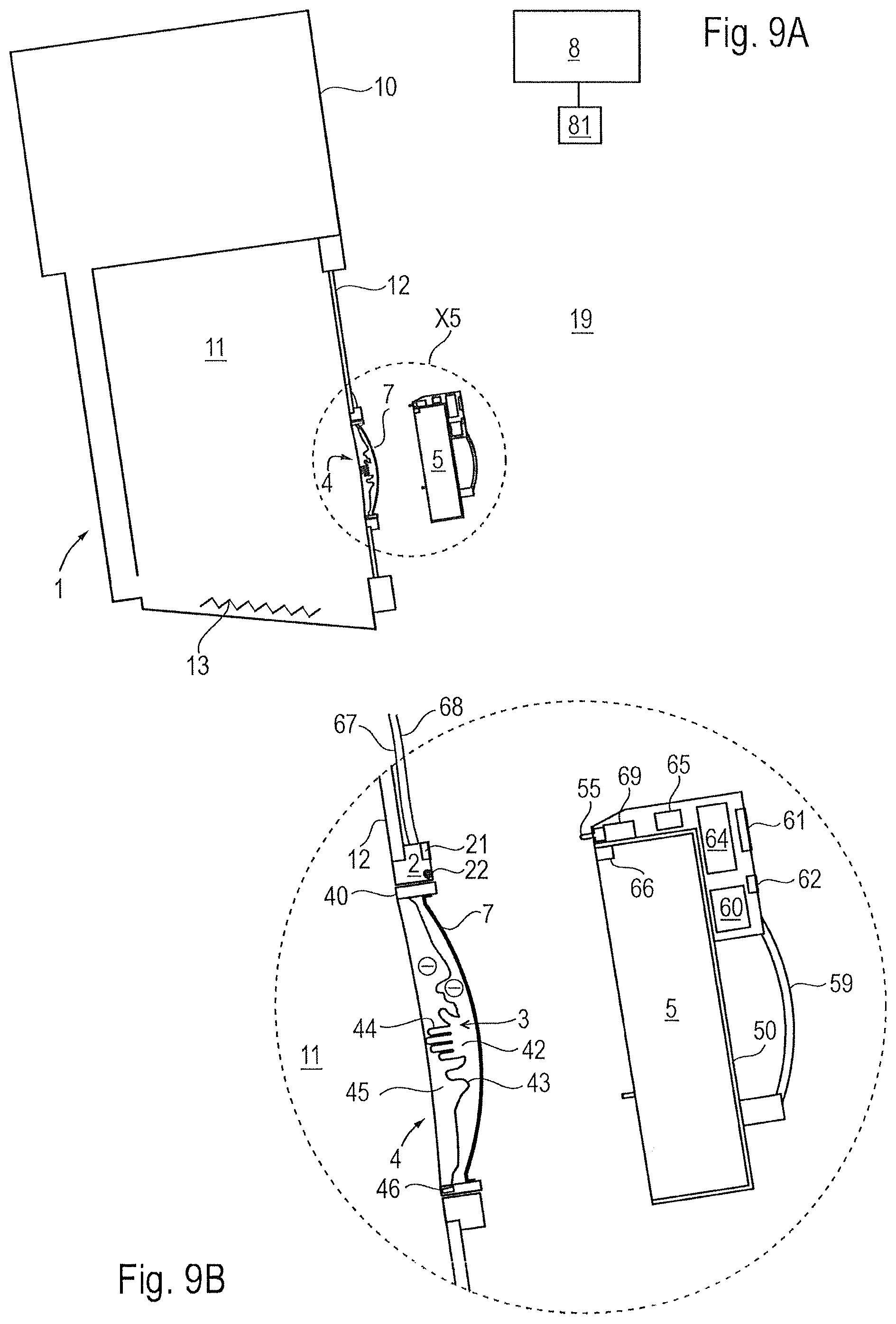 Patent US12426652 Figure 9 – Glove device for protected intervention in a containment