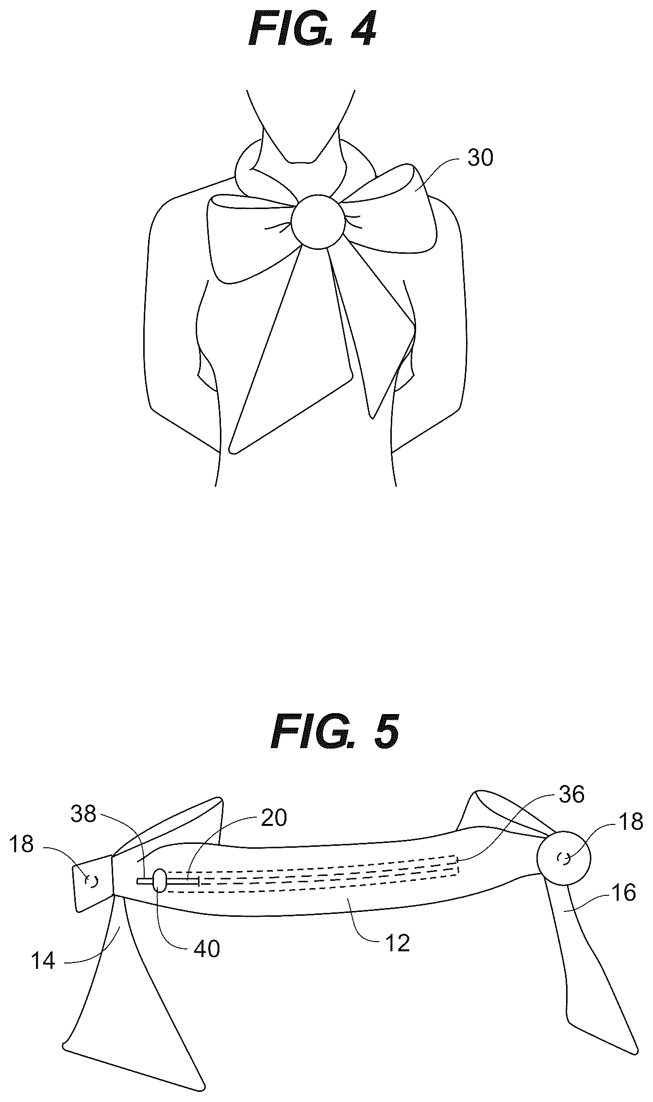 Patent US12426653 Figure 2 – Pre-configured scarf with built-in closure