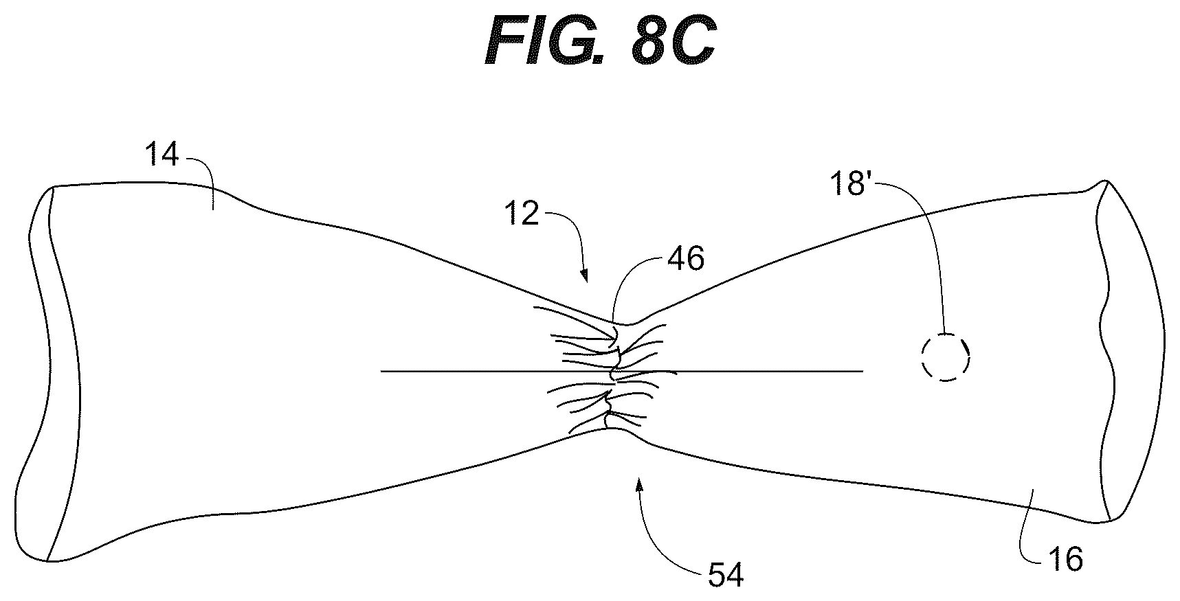 Patent US12426653 Figure 6 – Pre-configured scarf with built-in closure