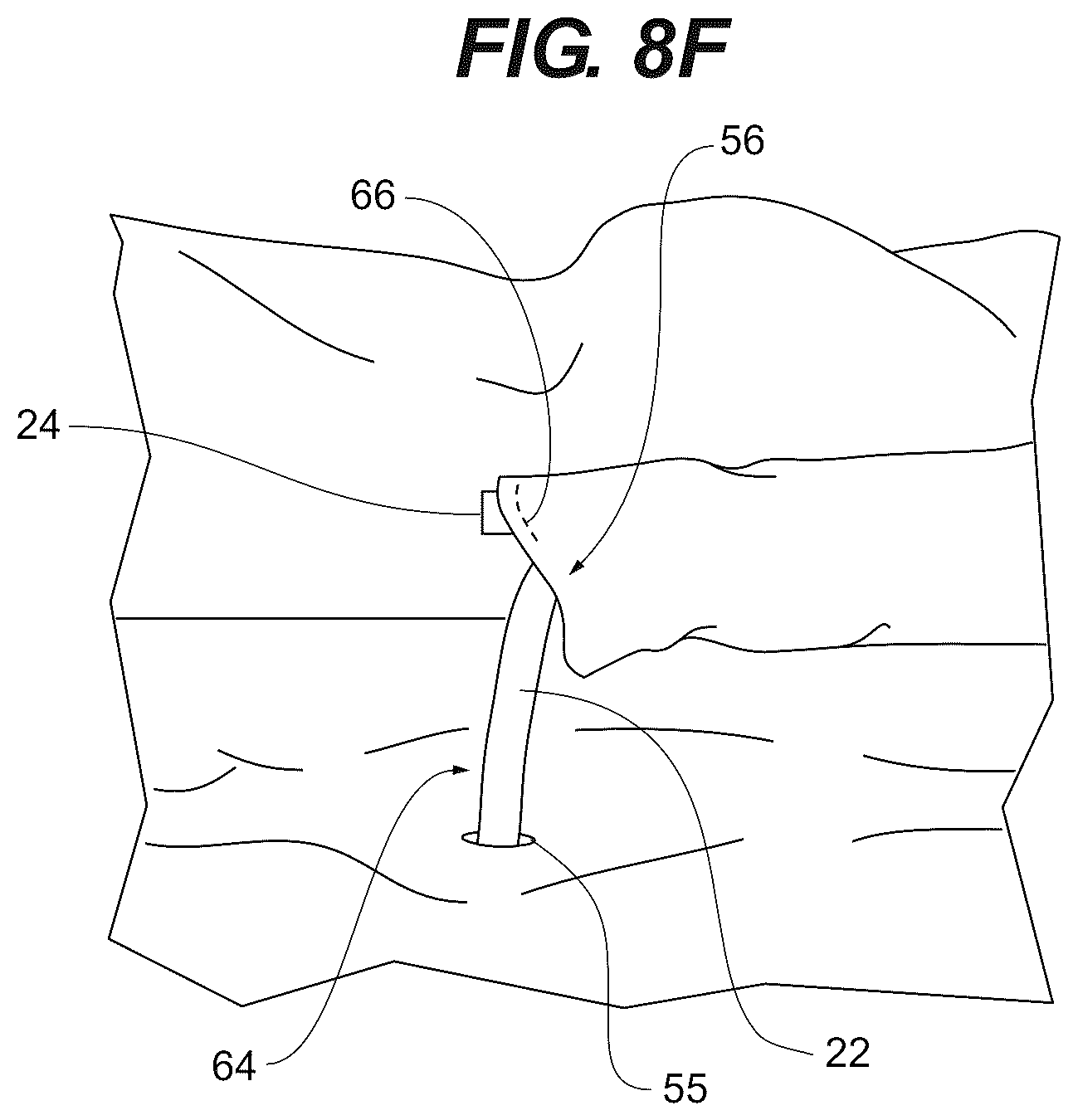 Patent US12426653 Figure 8 – Pre-configured scarf with built-in closure