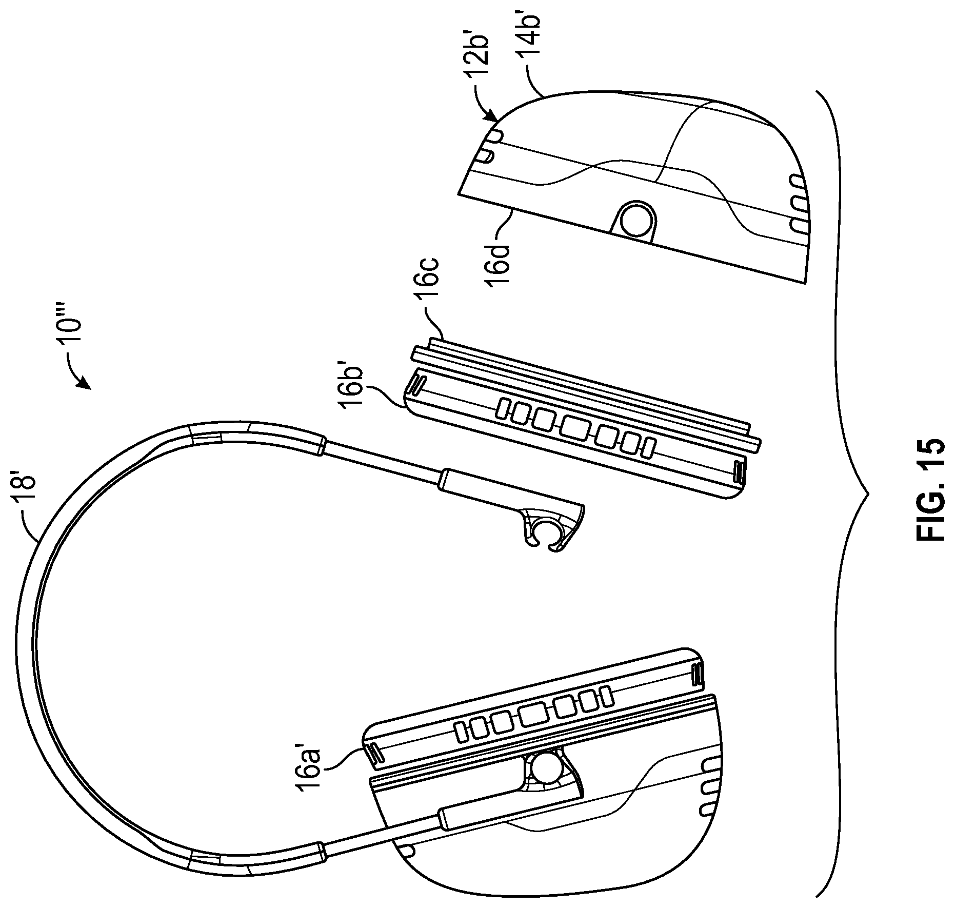 Patent US12426656 Figure 9 – Hearing protection device, collision warning system and method of retrofitting a hearing protection device with a detection unit