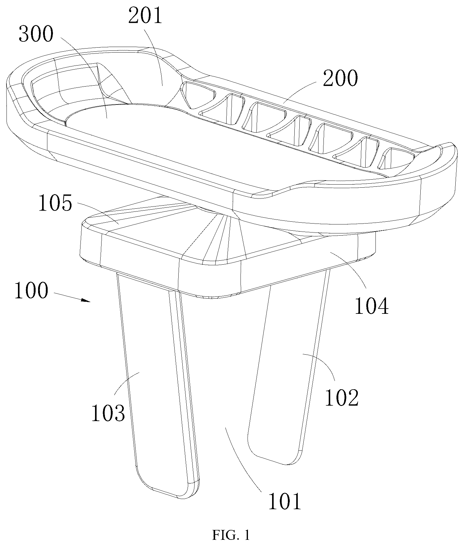 Patent US12426657 — Camera bracket — Figure 1