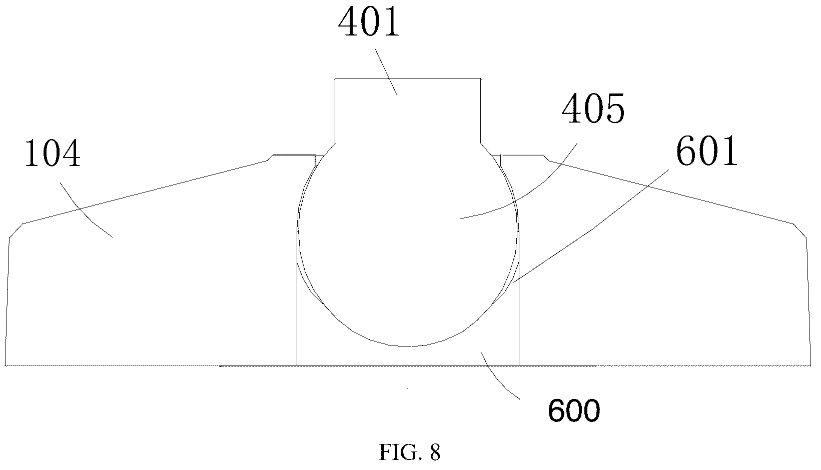 Patent US12426657 Figure 8 – Camera bracket