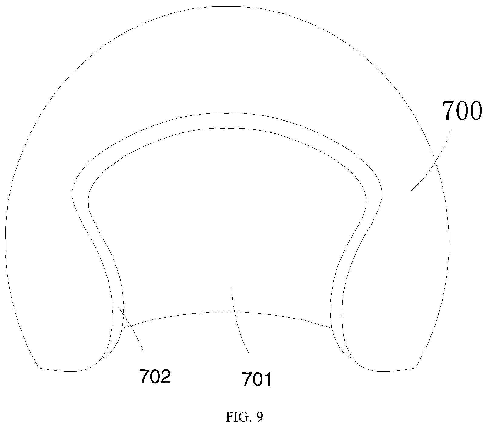 Patent US12426657 Figure 9 – Camera bracket