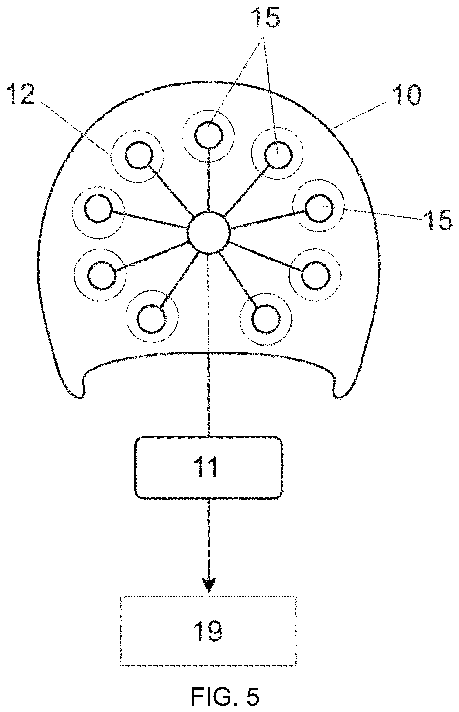 Patent US12426660 Figure 5 – Intelligent protective helmet system with modular sensor-integrated shock-absorbing pads