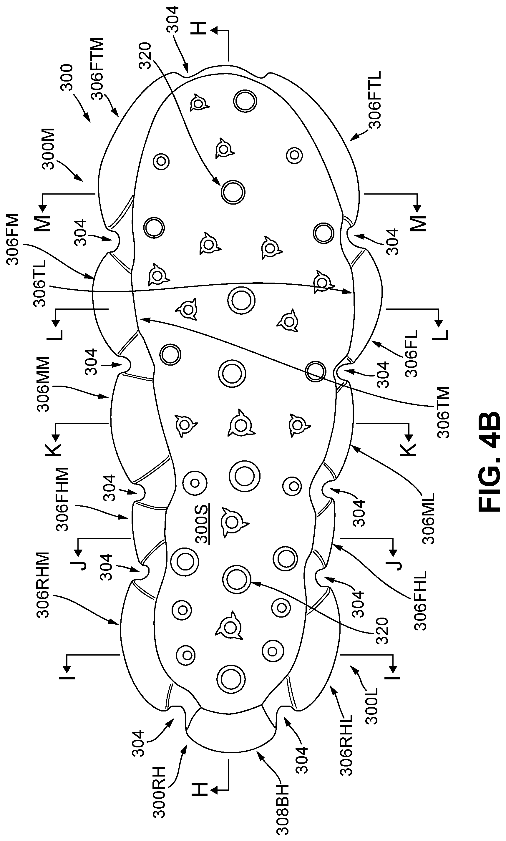 Patent US12426664 Figure 6 – Articles of footwear having modular, replaceable, and/or recyclable parts