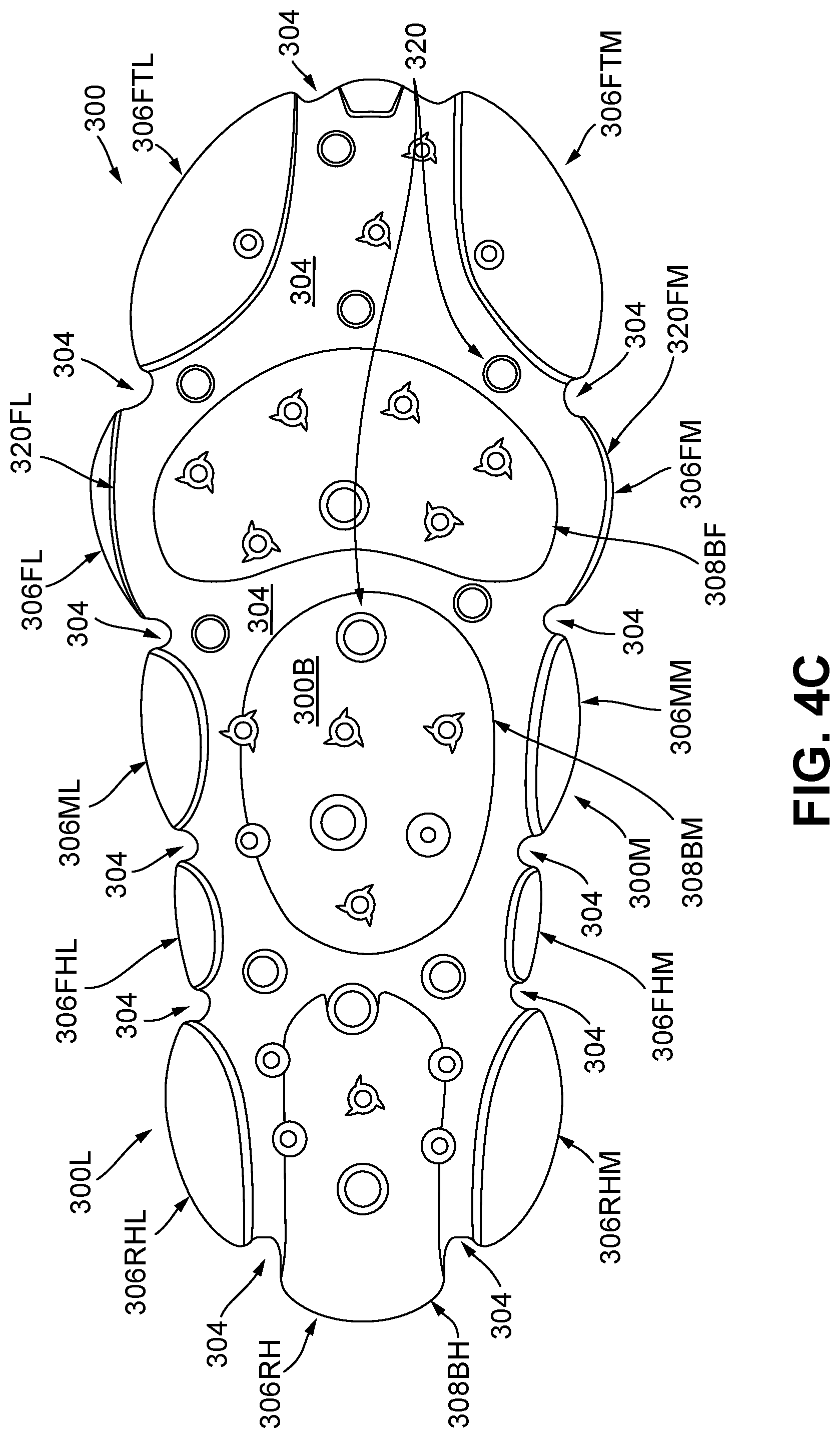 Patent US12426664 Figure 7 – Articles of footwear having modular, replaceable, and/or recyclable parts
