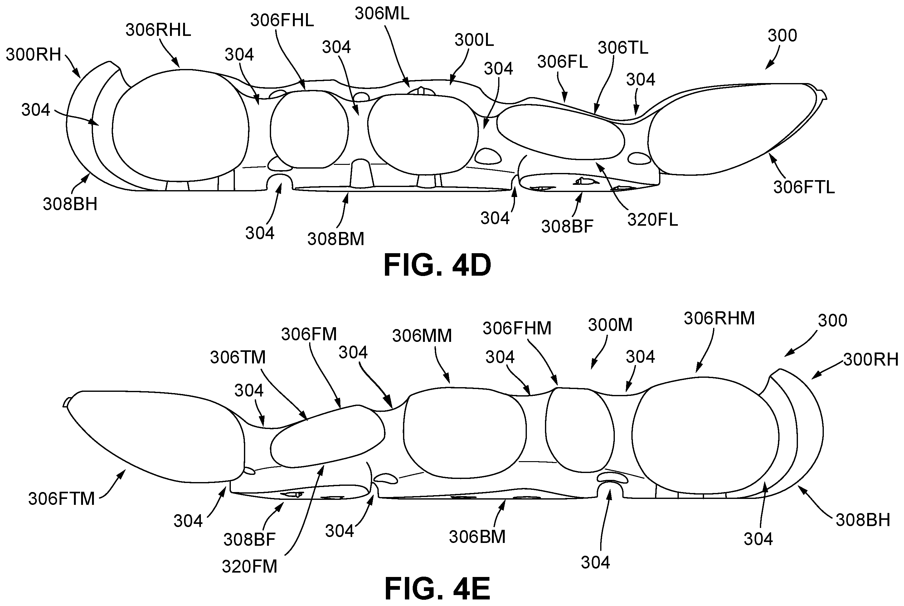 Patent US12426664 Figure 8 – Articles of footwear having modular, replaceable, and/or recyclable parts
