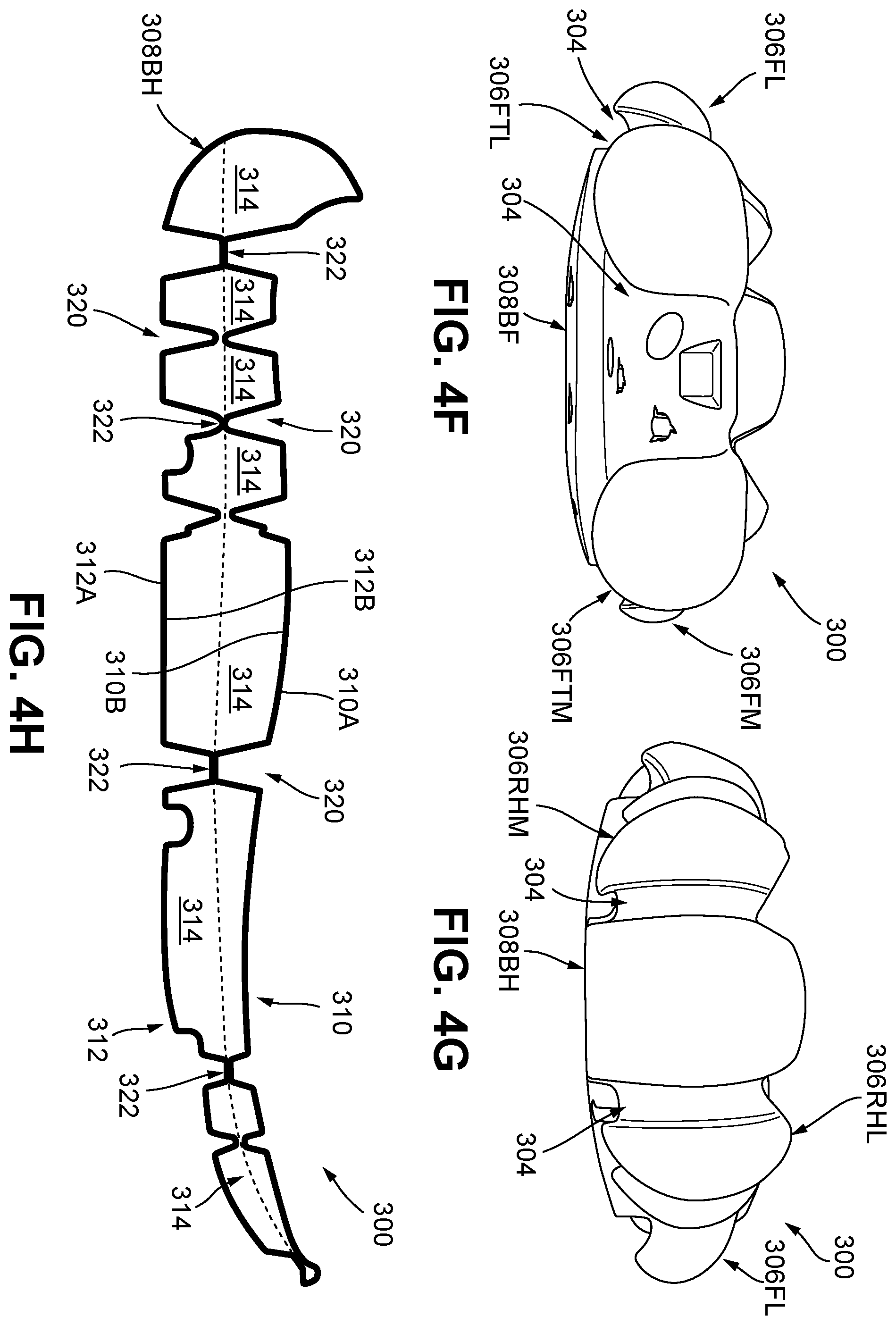 Patent US12426664 Figure 9 – Articles of footwear having modular, replaceable, and/or recyclable parts