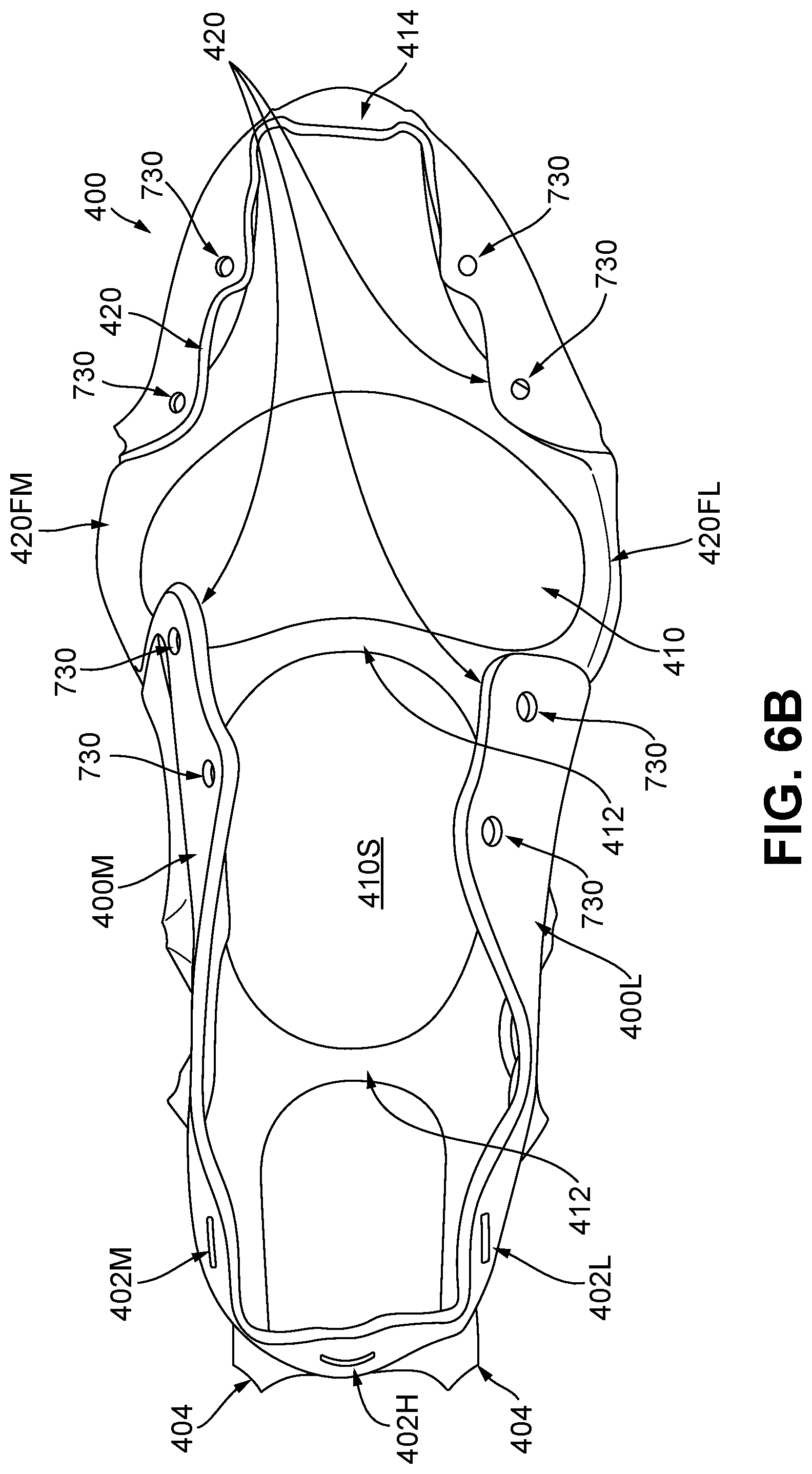 Patent US12426664 Figure 15 – Articles of footwear having modular, replaceable, and/or recyclable parts