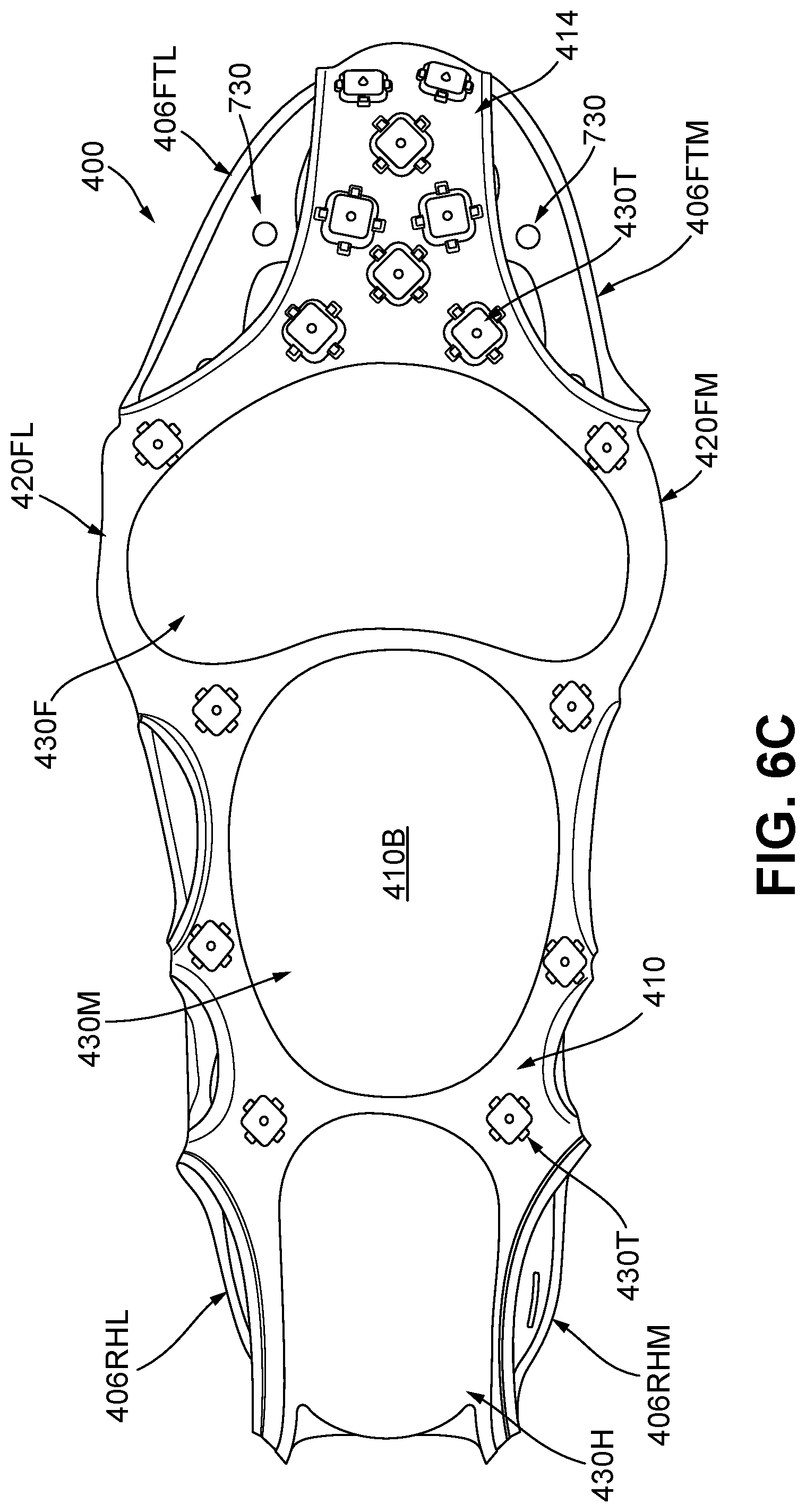 Patent US12426664 Figure 16 – Articles of footwear having modular, replaceable, and/or recyclable parts