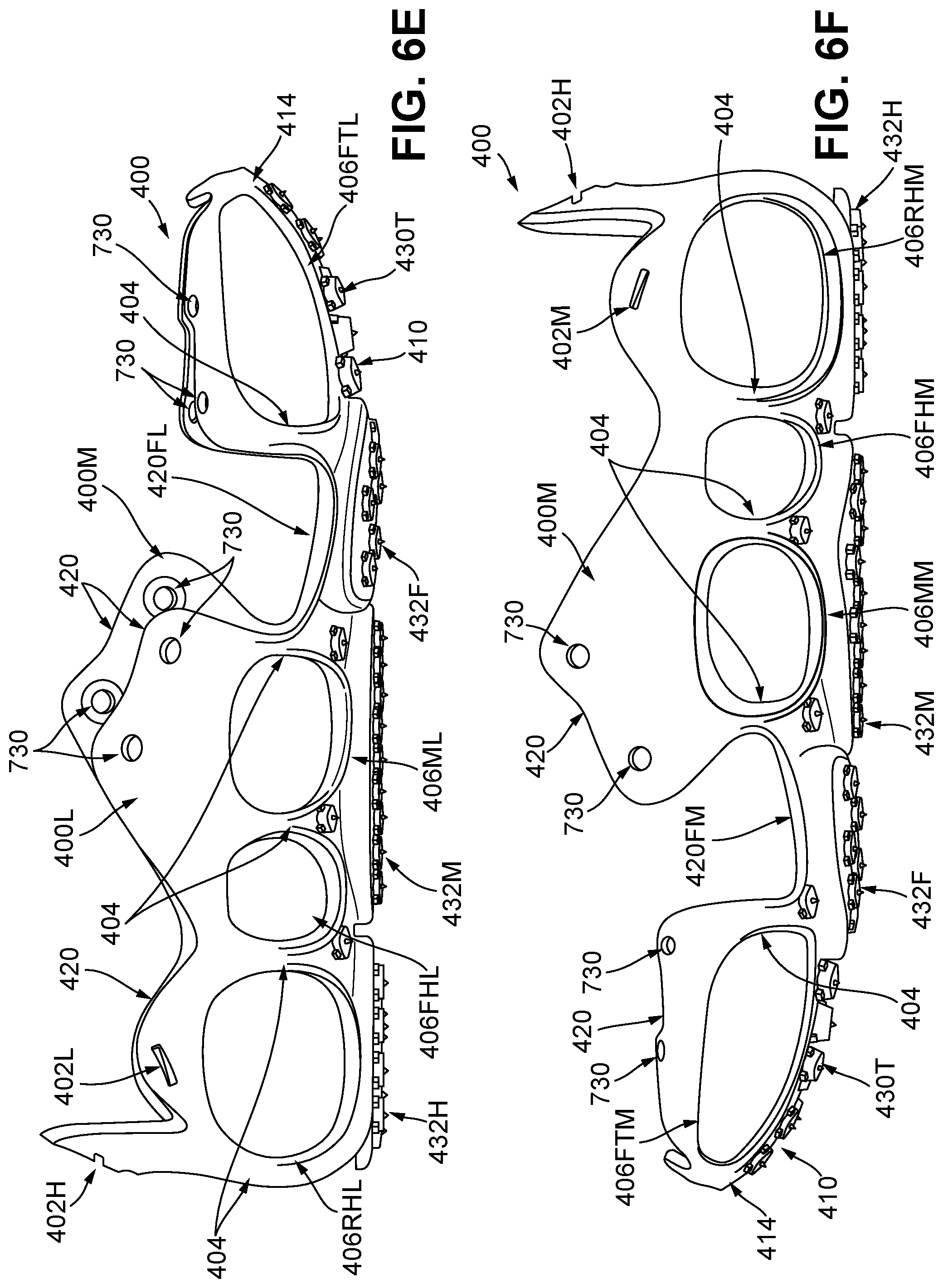 Patent US12426664 Figure 18 – Articles of footwear having modular, replaceable, and/or recyclable parts