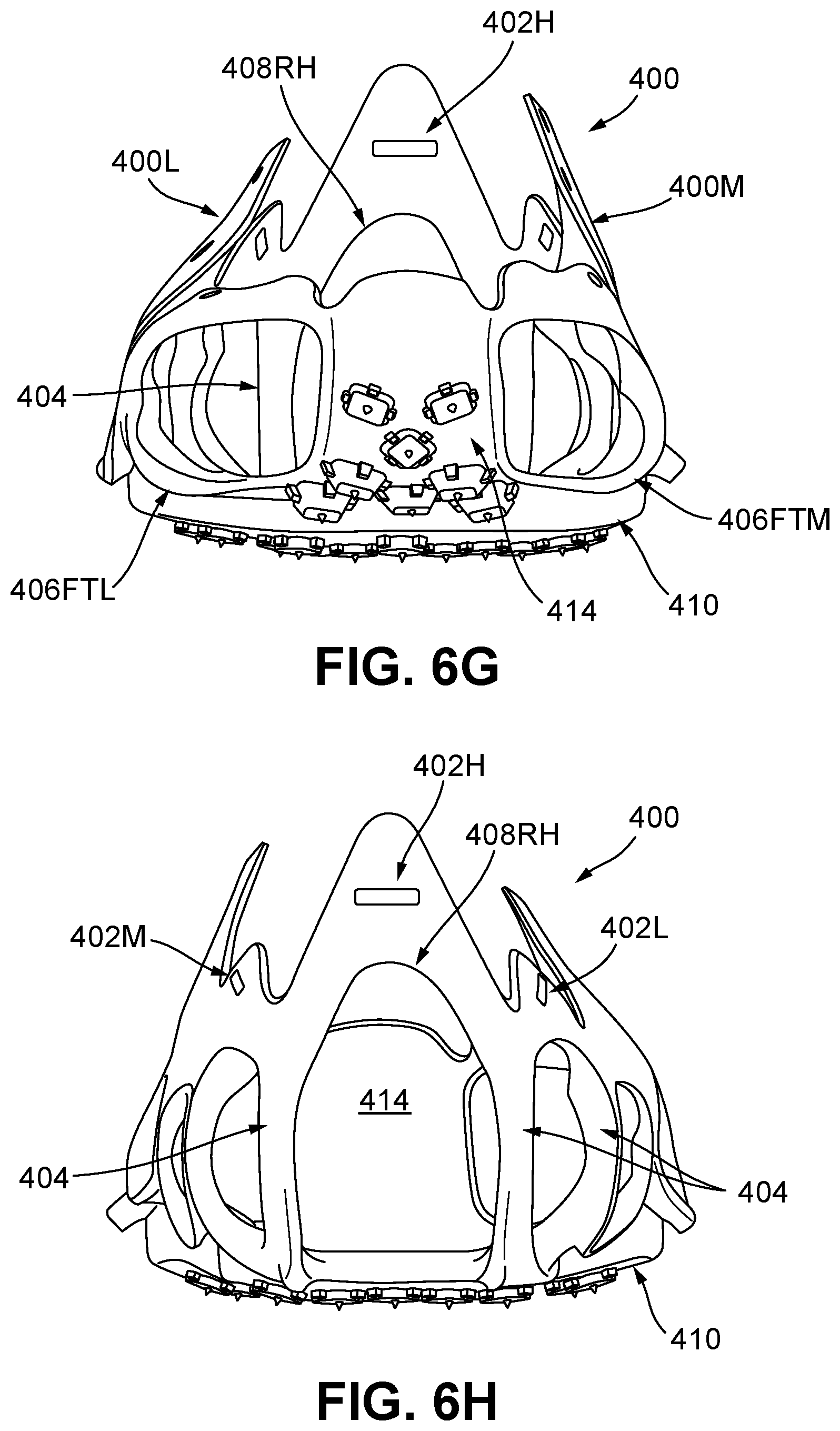 Patent US12426664 Figure 19 – Articles of footwear having modular, replaceable, and/or recyclable parts