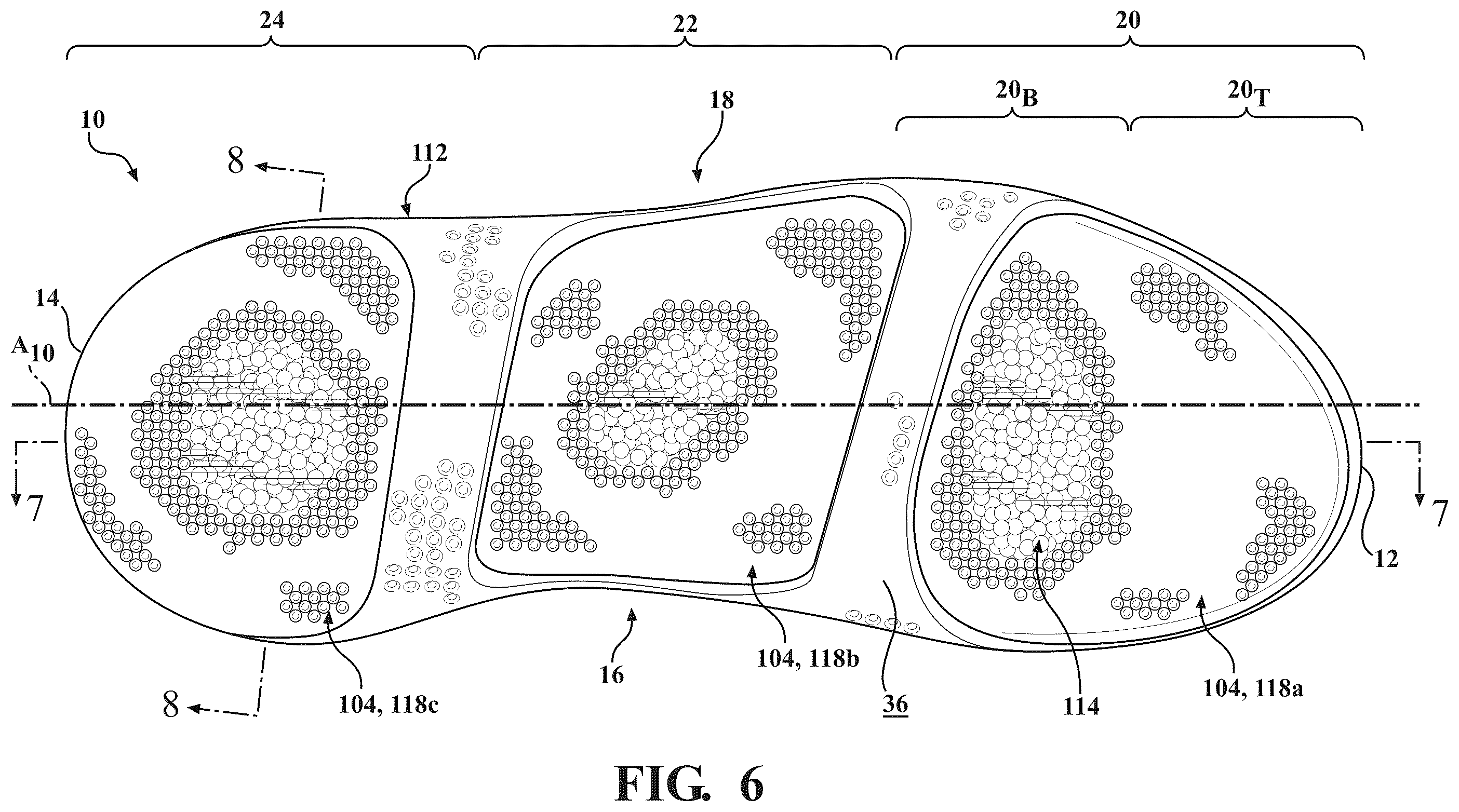 Patent US12426668 Figure 6 – Article of footwear