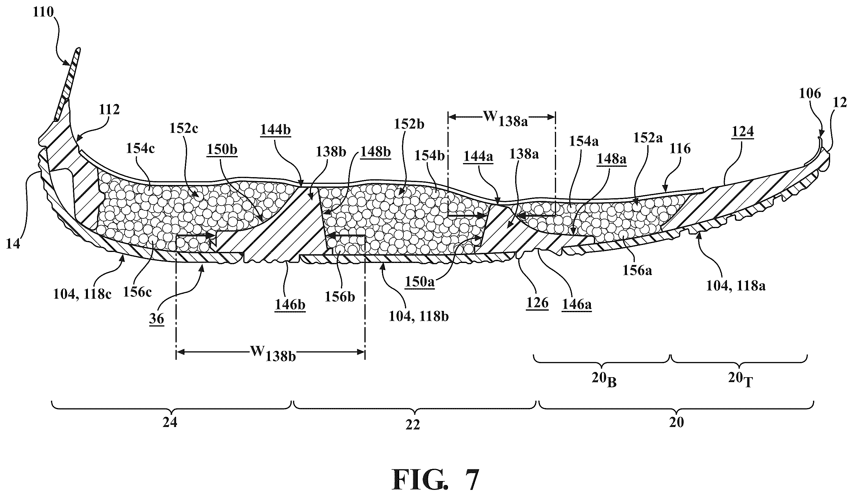 Patent US12426668 Figure 7 – Article of footwear