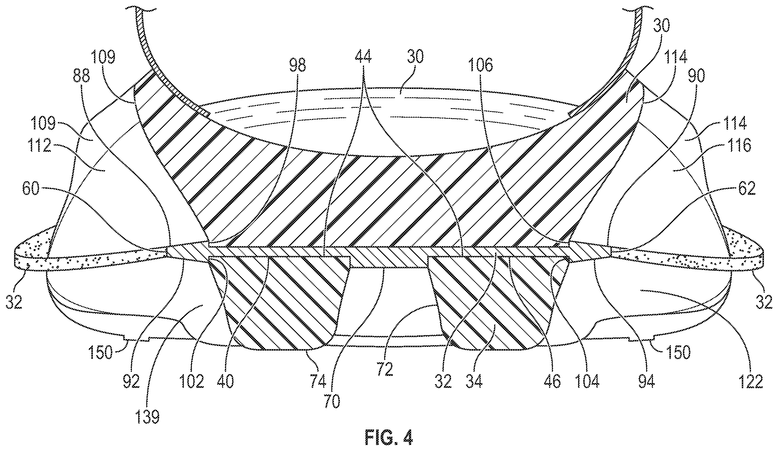 Patent US12426669 Figure 3 – Article of footwear having a sole structure with a plate for stability