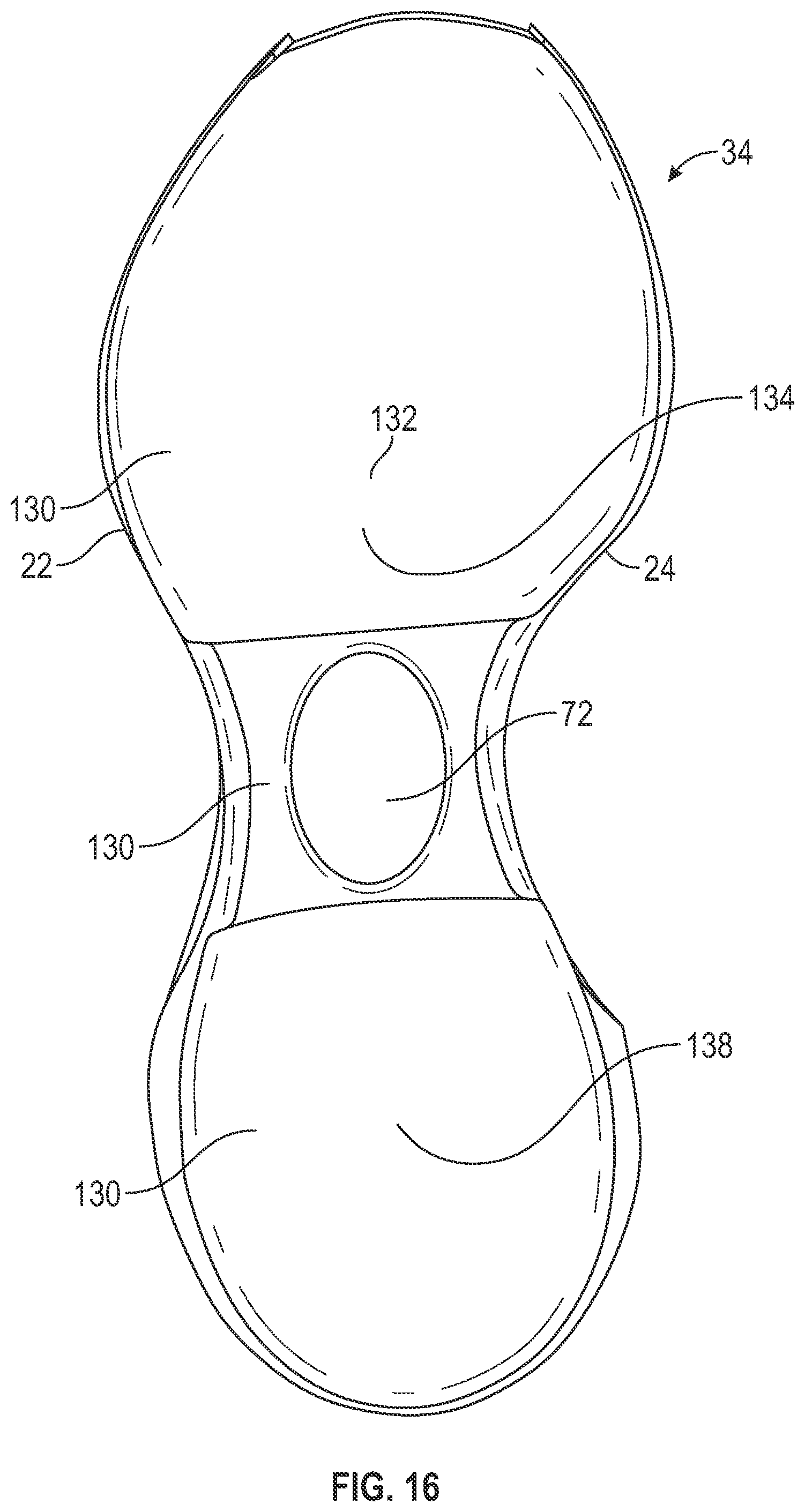 Patent US12426669 Figure 11 – Article of footwear having a sole structure with a plate for stability