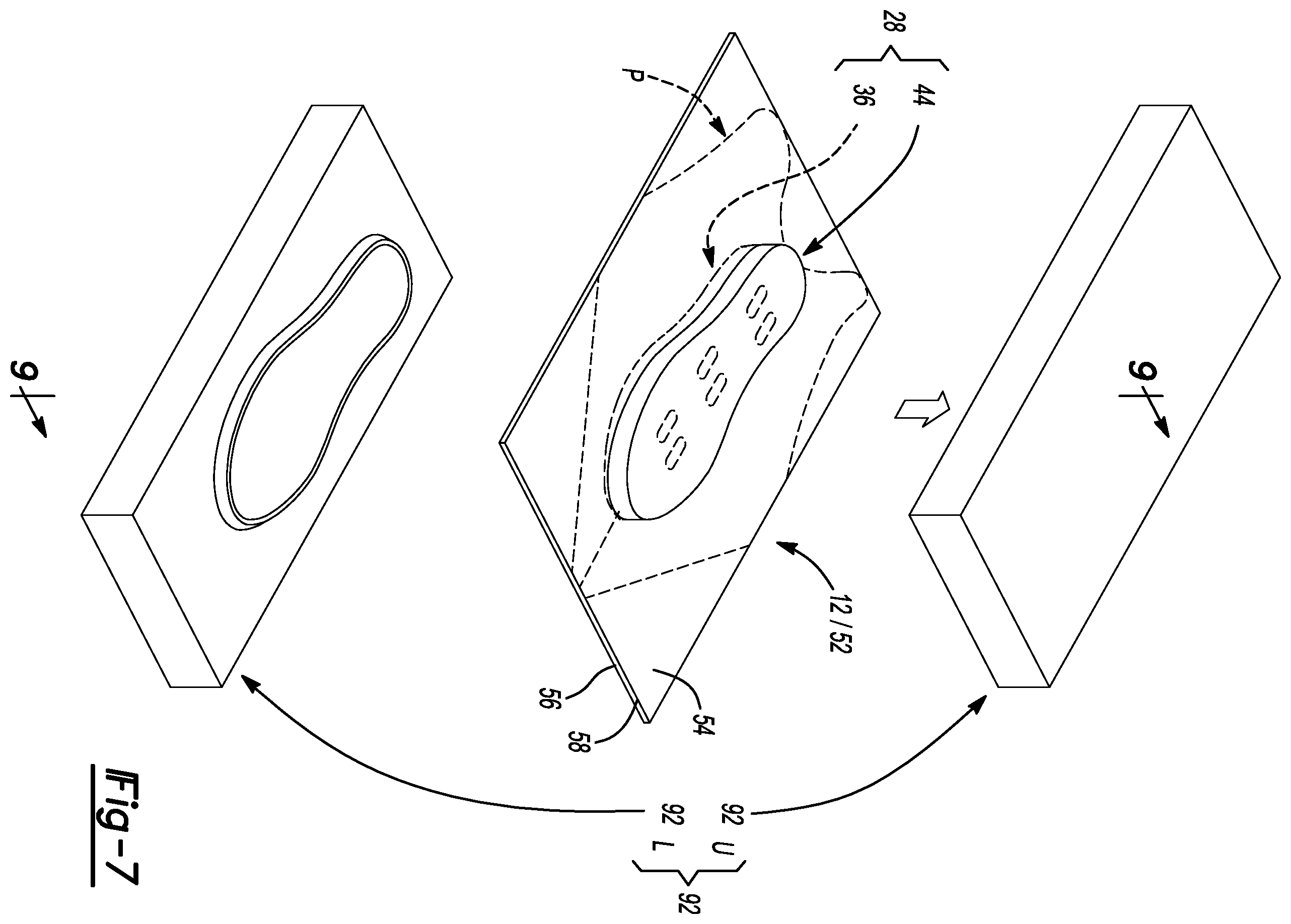 Patent US12426671 Figure 7 – Sole structure of an article of footwear and related methods