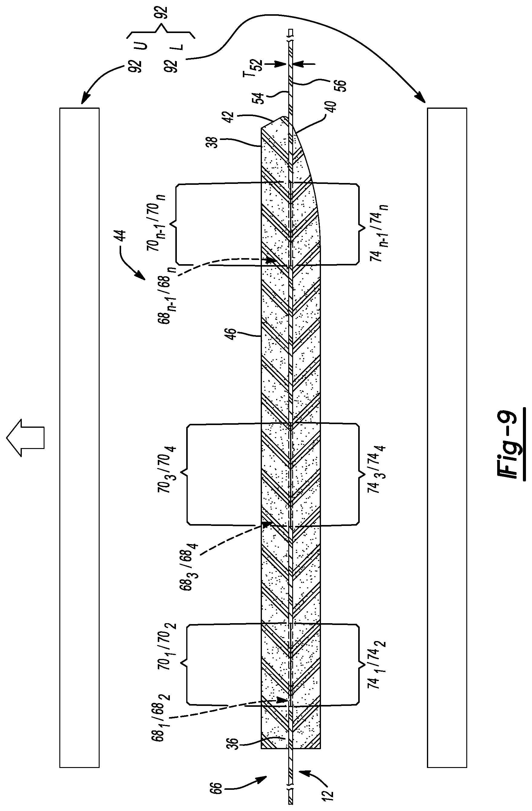 Patent US12426671 Figure 9 – Sole structure of an article of footwear and related methods