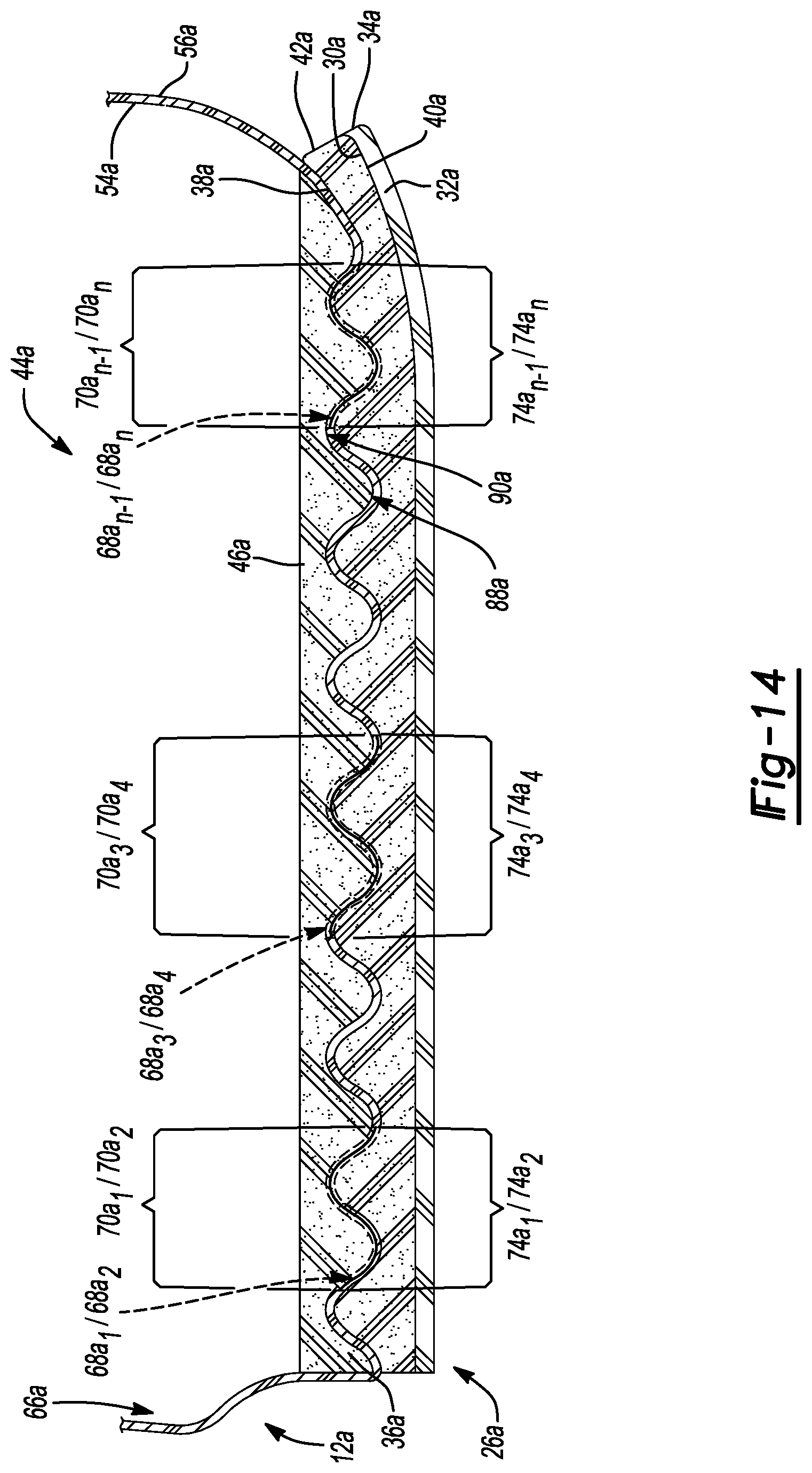 Patent US12426671 Figure 13 – Sole structure of an article of footwear and related methods