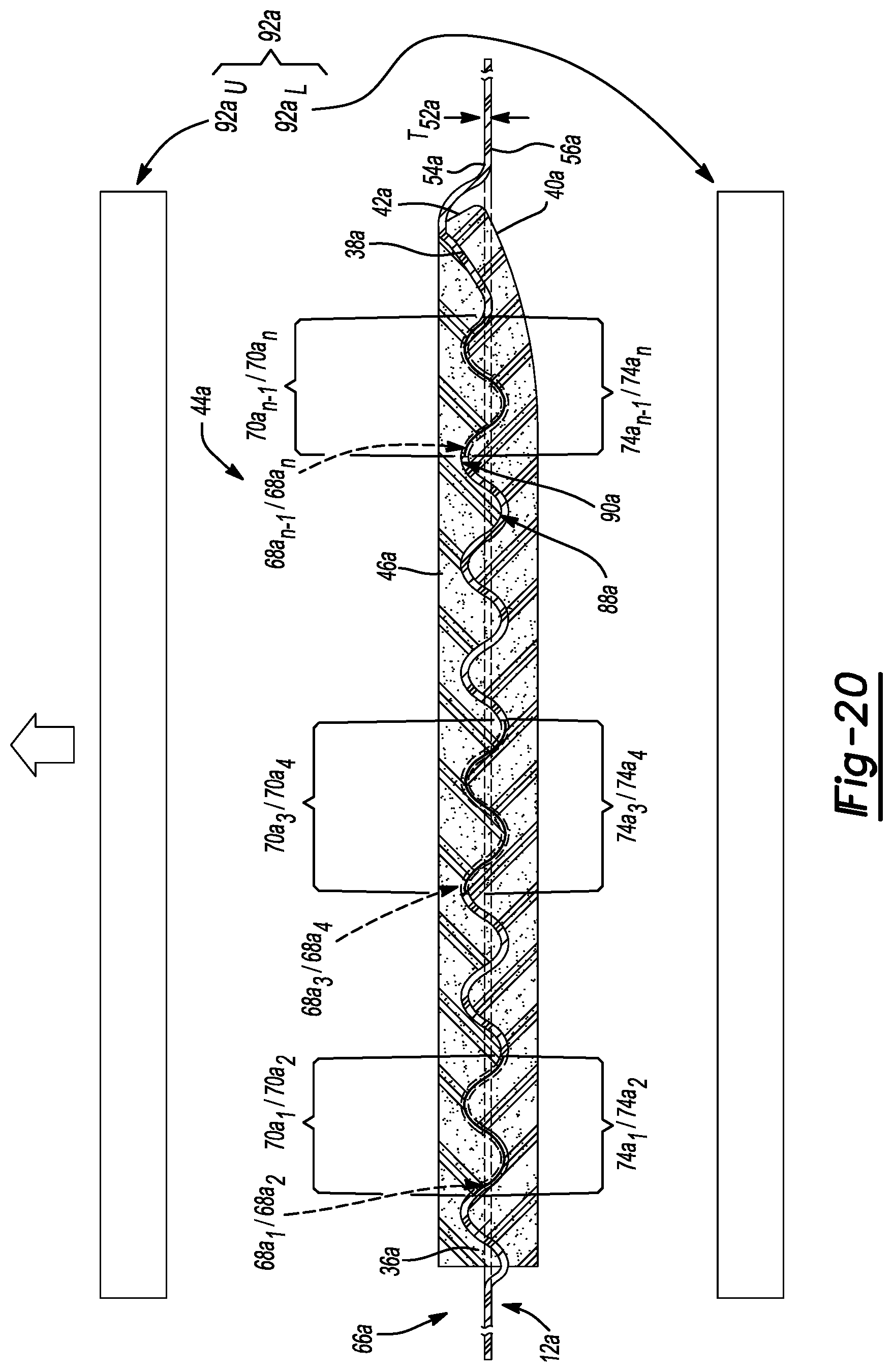 Patent US12426671 Figure 19 – Sole structure of an article of footwear and related methods
