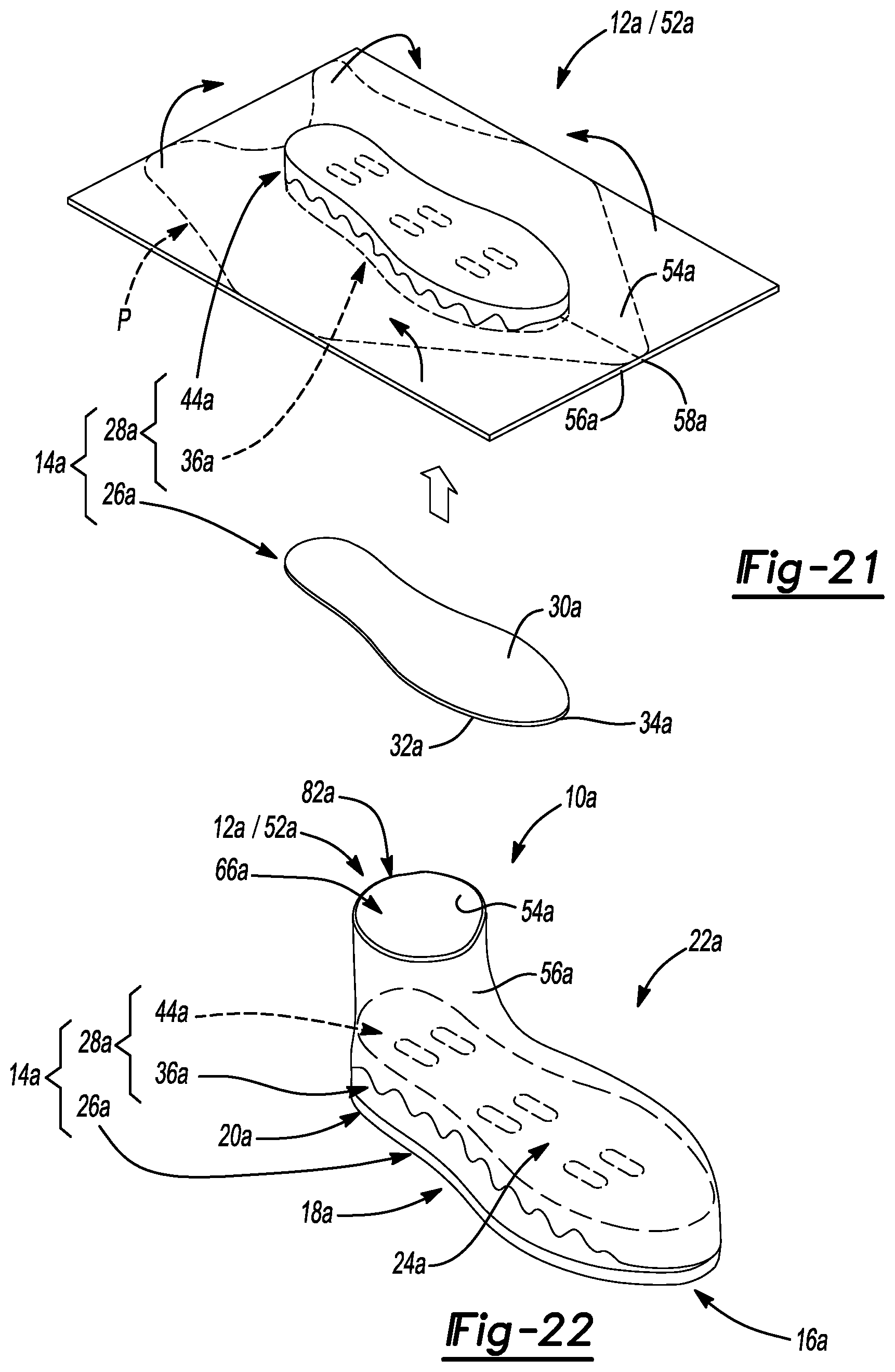 Patent US12426671 Figure 20 – Sole structure of an article of footwear and related methods
