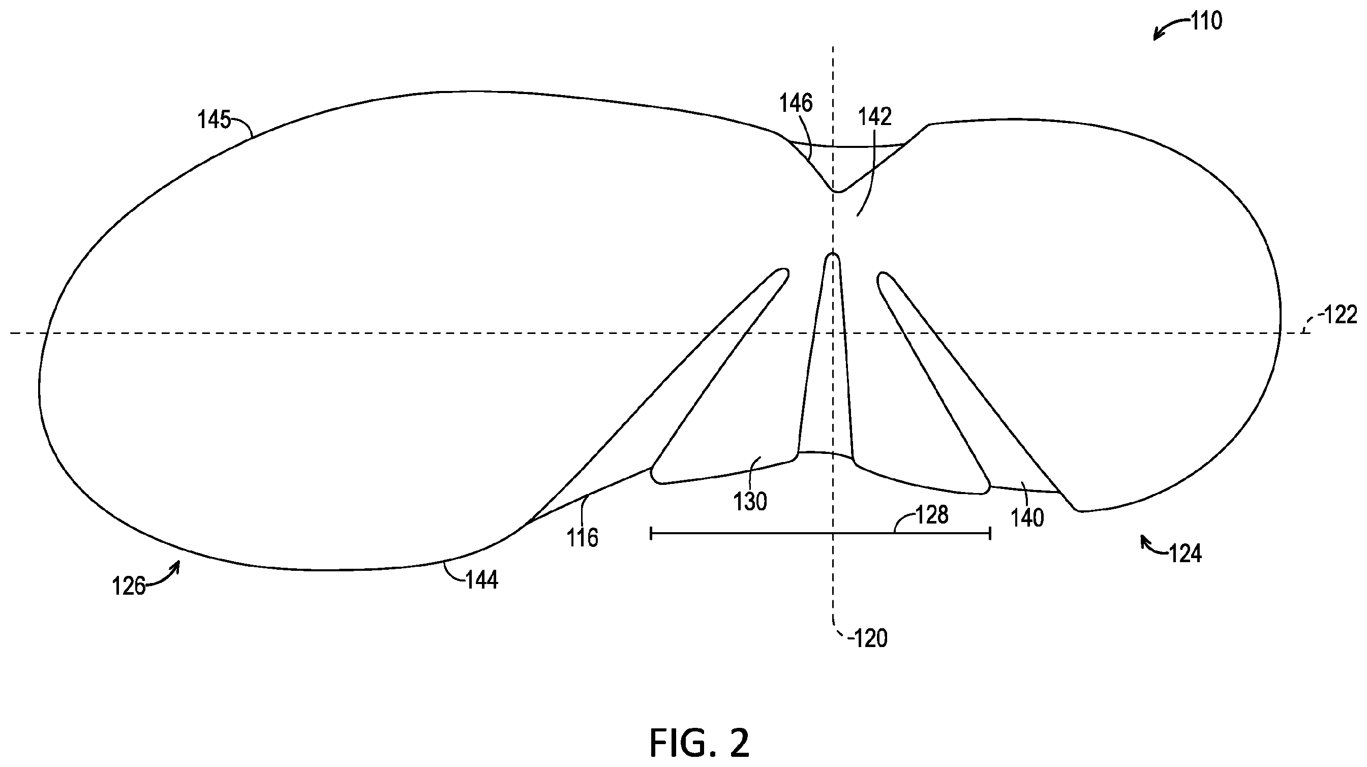 Patent US12426672 Figure 2 – Segmented sole for footwear