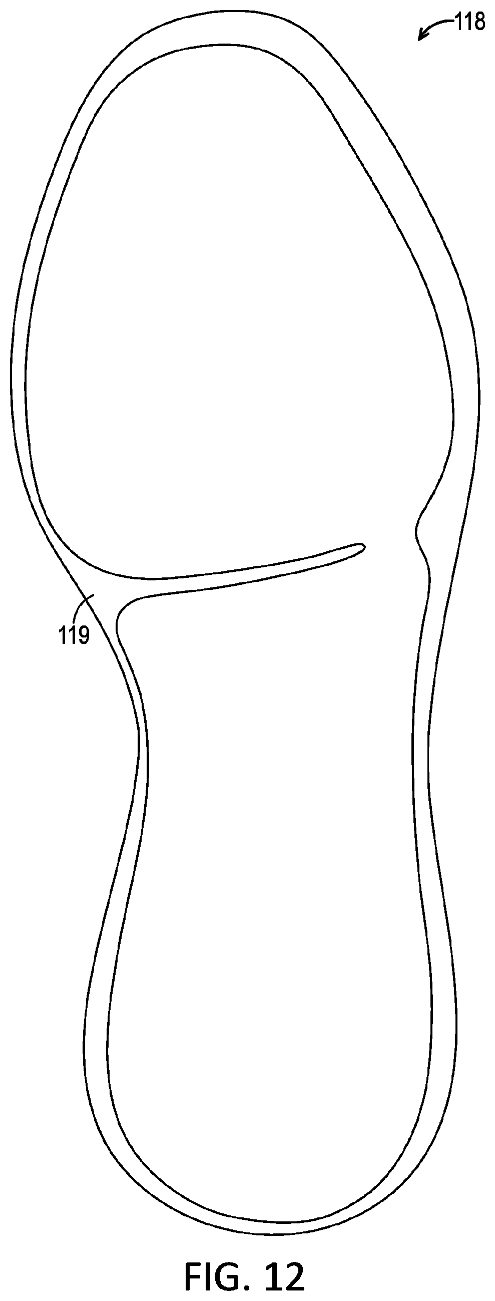 Patent US12426672 Figure 12 – Segmented sole for footwear