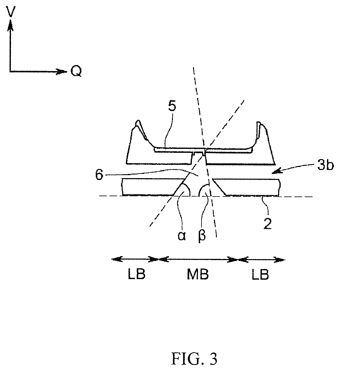 Patent US12426674 Figure 2 – Running shoe sole having channel damping