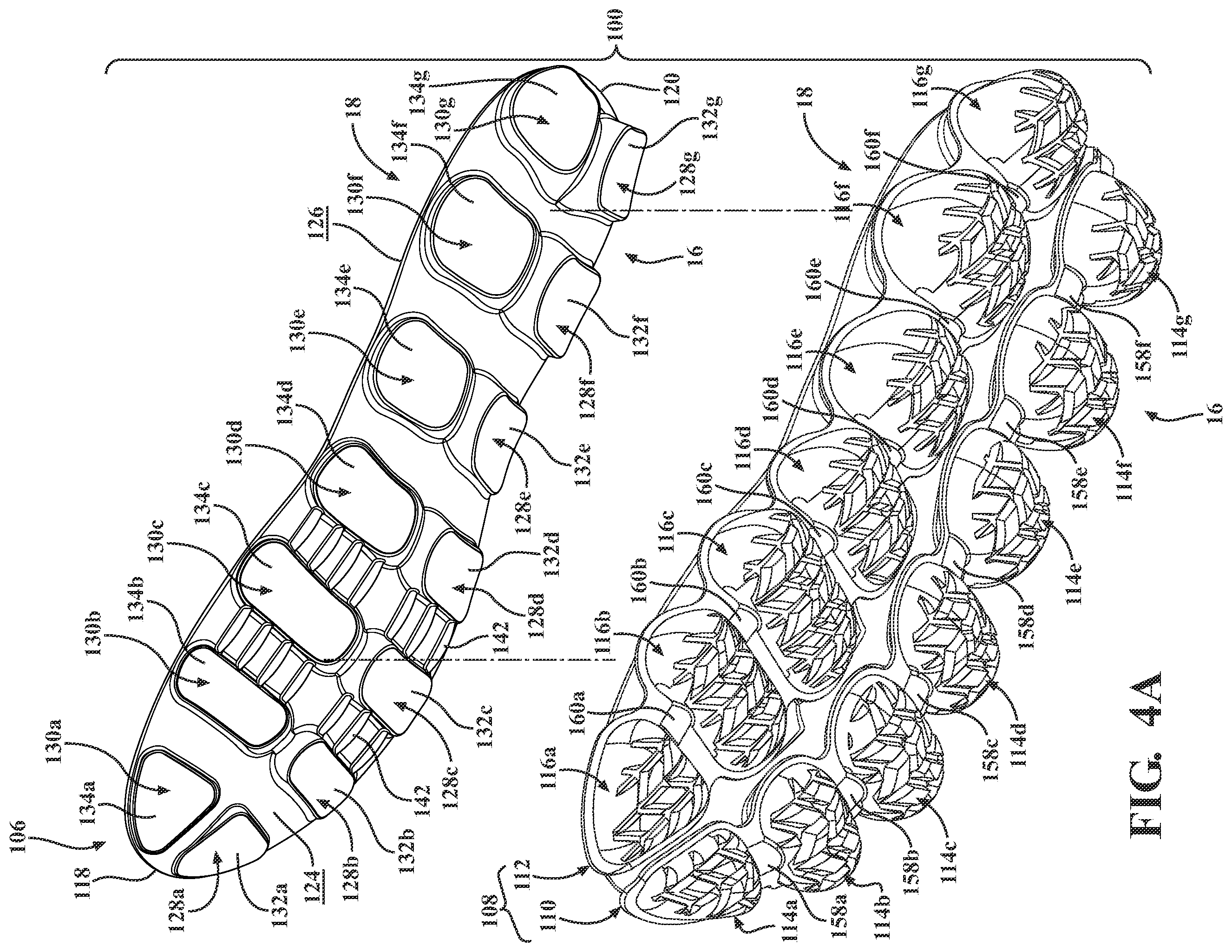 Patent US12426680 Figure 6 – Sole structure for article of footwear