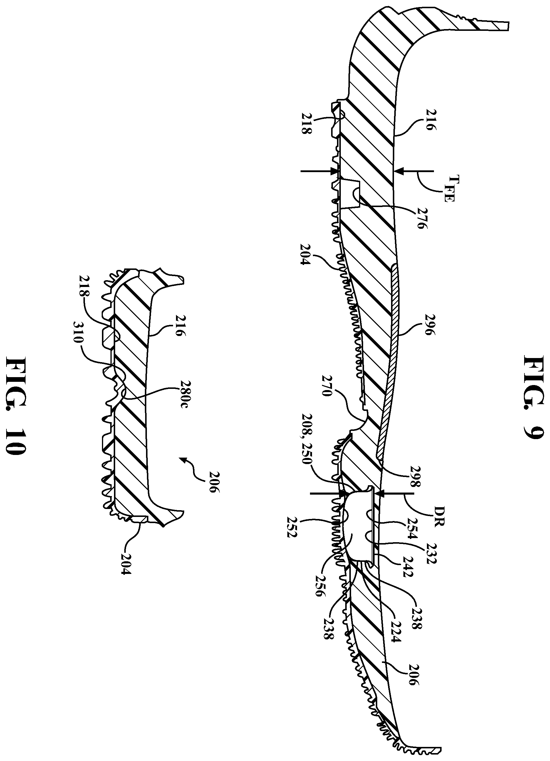 Patent US12426681 Figure 8 – Sole structure for article of footwear