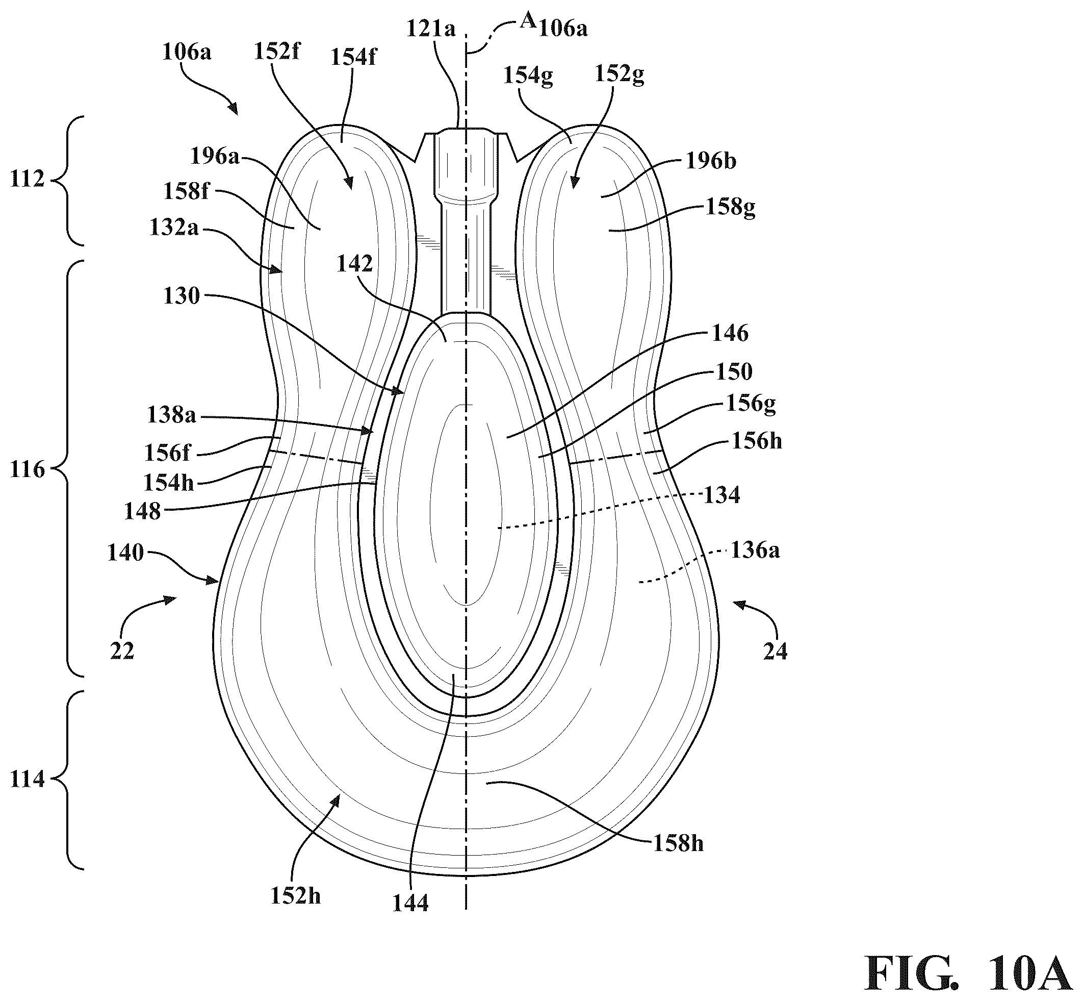 Patent US12426682 Figure 9 – Sole structure for article of footwear