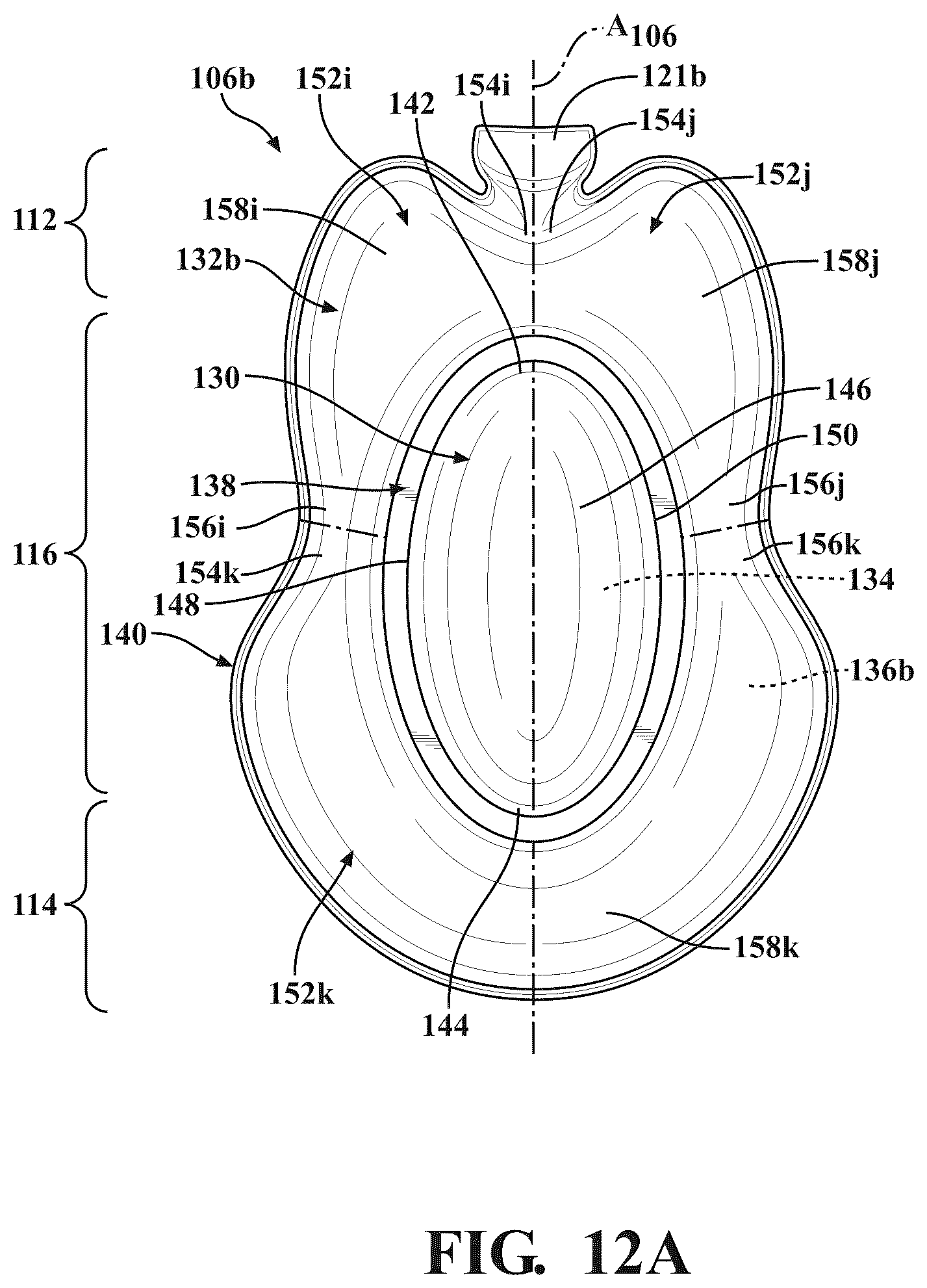 Patent US12426682 Figure 12 – Sole structure for article of footwear