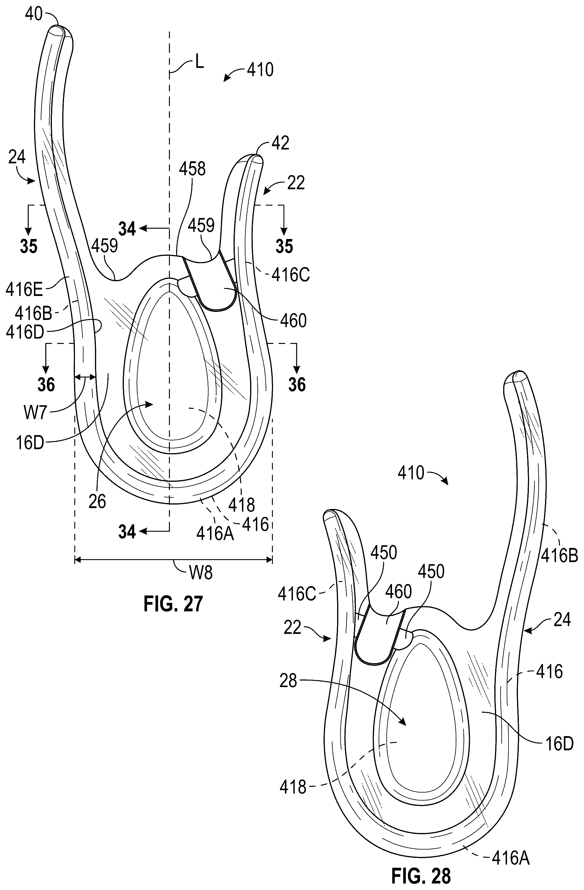 Patent US12426684 Figure 10 – Bladder for a footwear sole structure