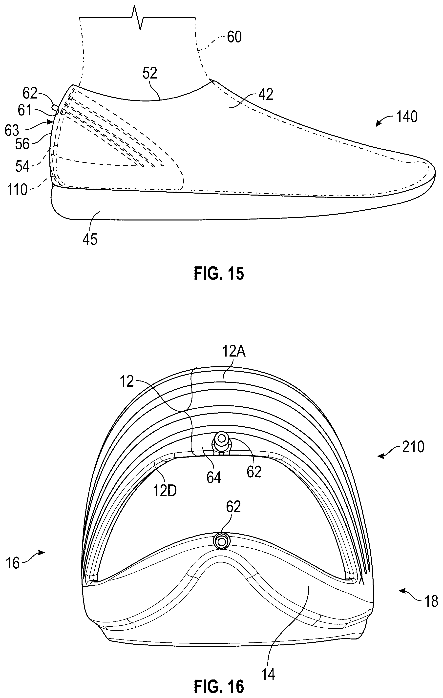 Patent US12426685 Figure 9 – Footwear heel support device