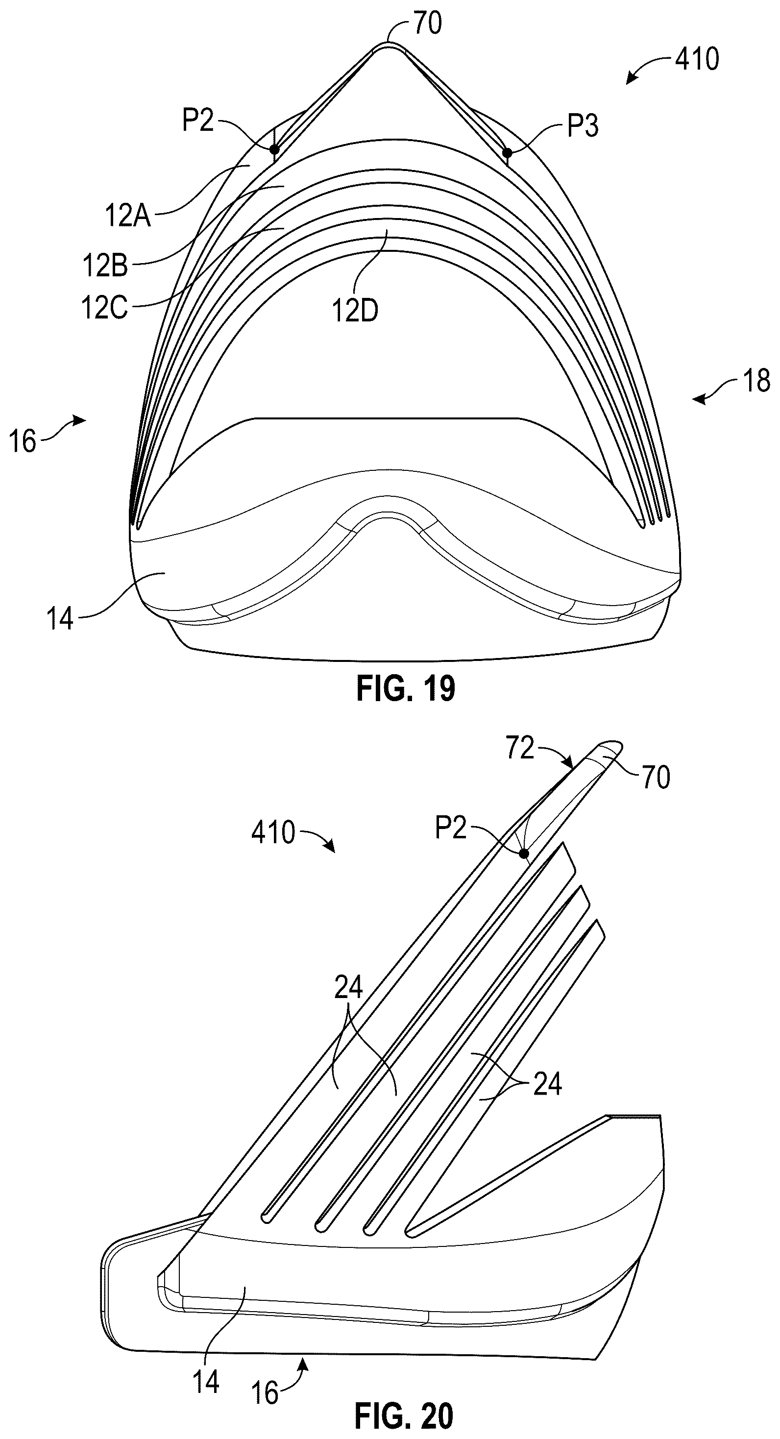 Patent US12426685 Figure 11 – Footwear heel support device