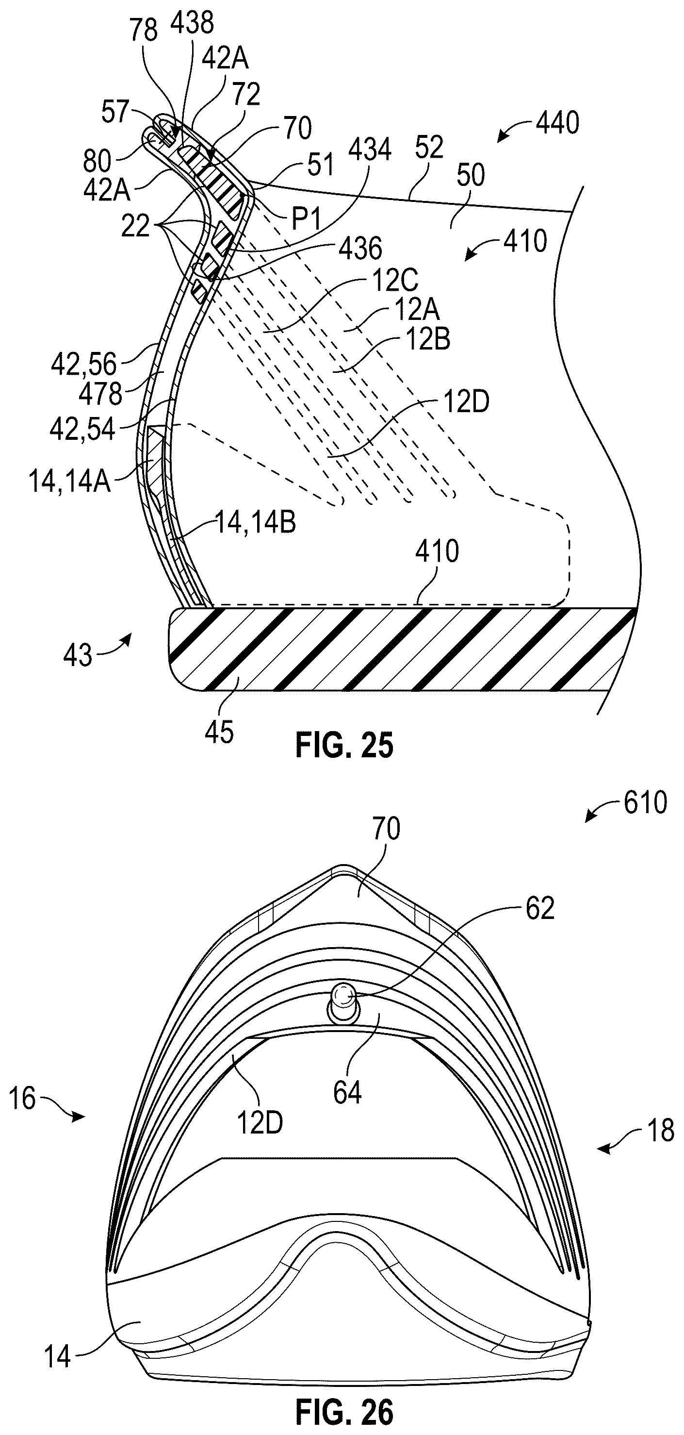 Patent US12426685 Figure 14 – Footwear heel support device