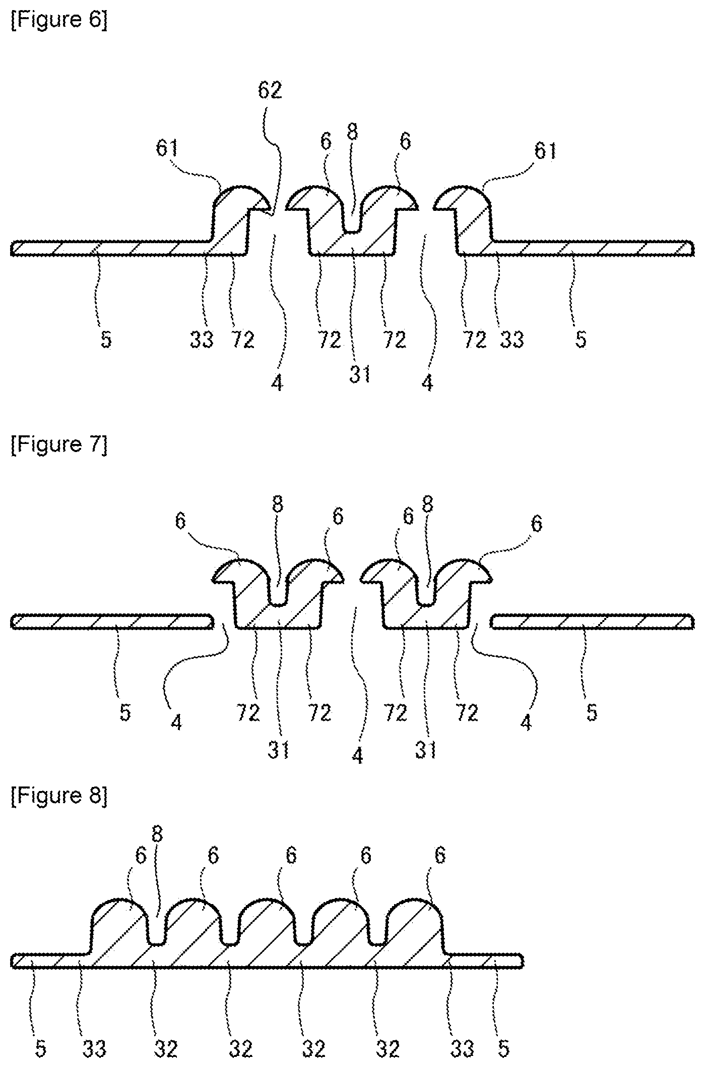 Patent US12426686 Figure 6 – Fastening part, method of producing the same, and mold device