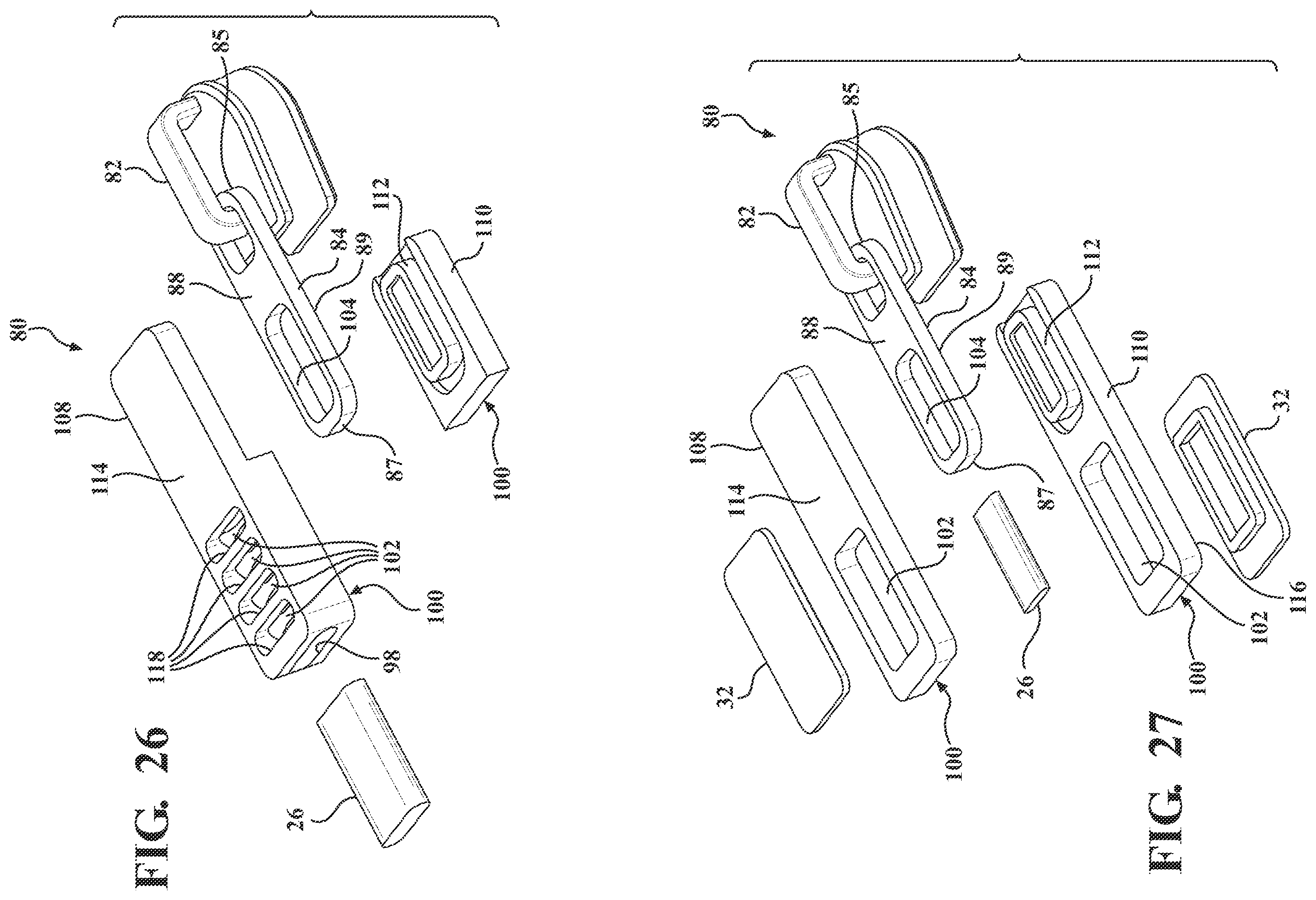 Patent US12426687 Figure 18 – Cord lock, webbing clip, webbing hardware or zipper pull including tritium