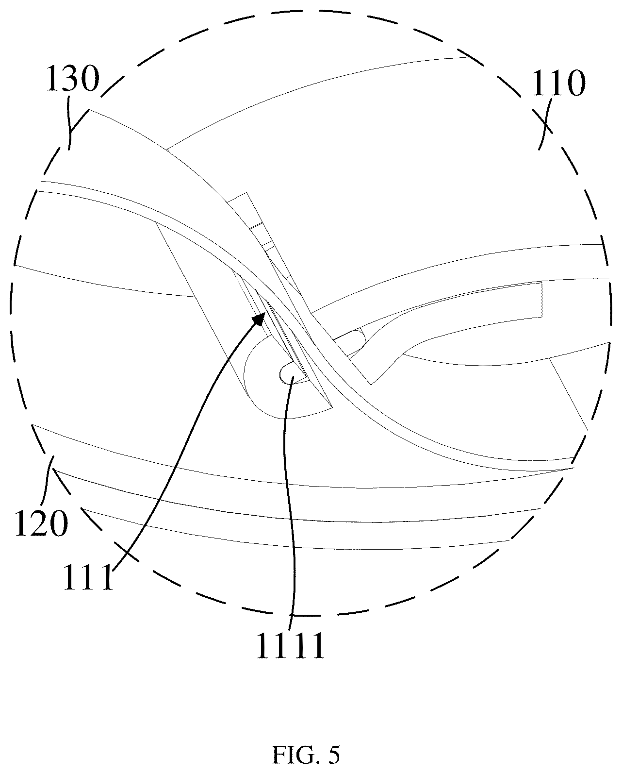 Patent US12426688 Figure 5 – Watch strap and wearable device