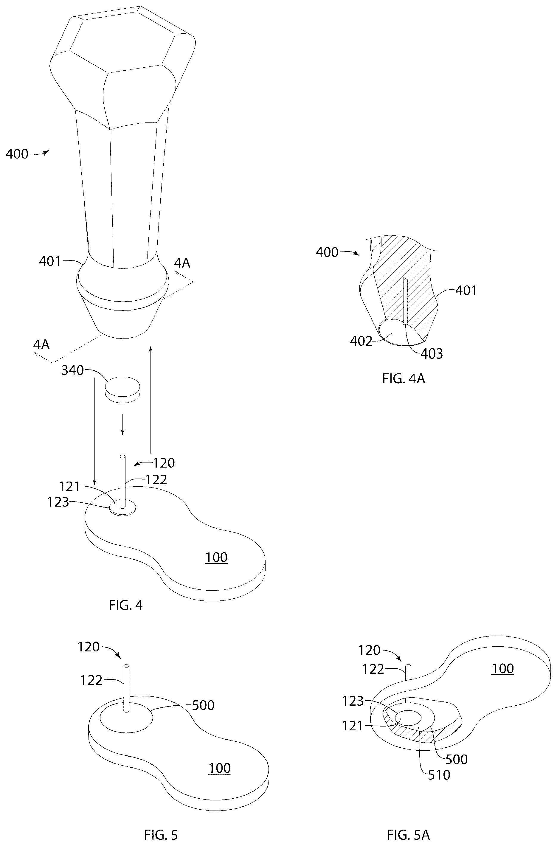 Patent US12426689 Figure 3 – Toolkit and method for embedding flat padded earring posts into polymer clay jewelry