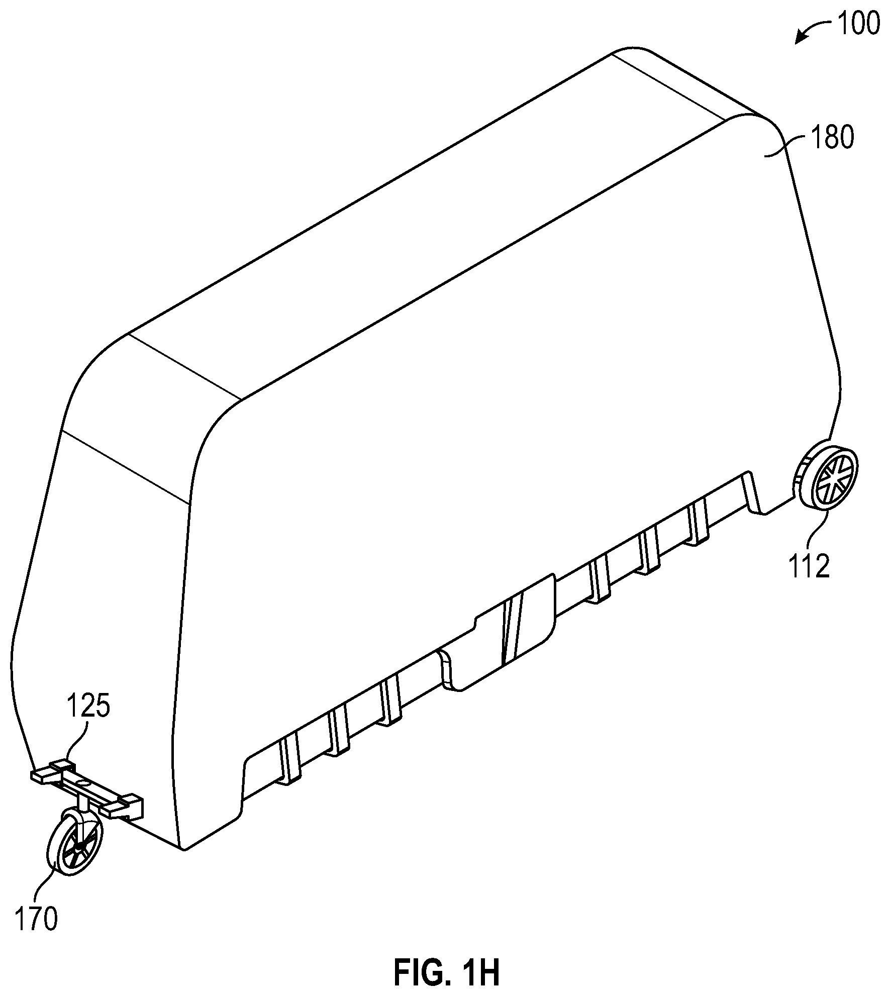 Patent US12426690 Figure 6 – Collapsible travel bags and cases